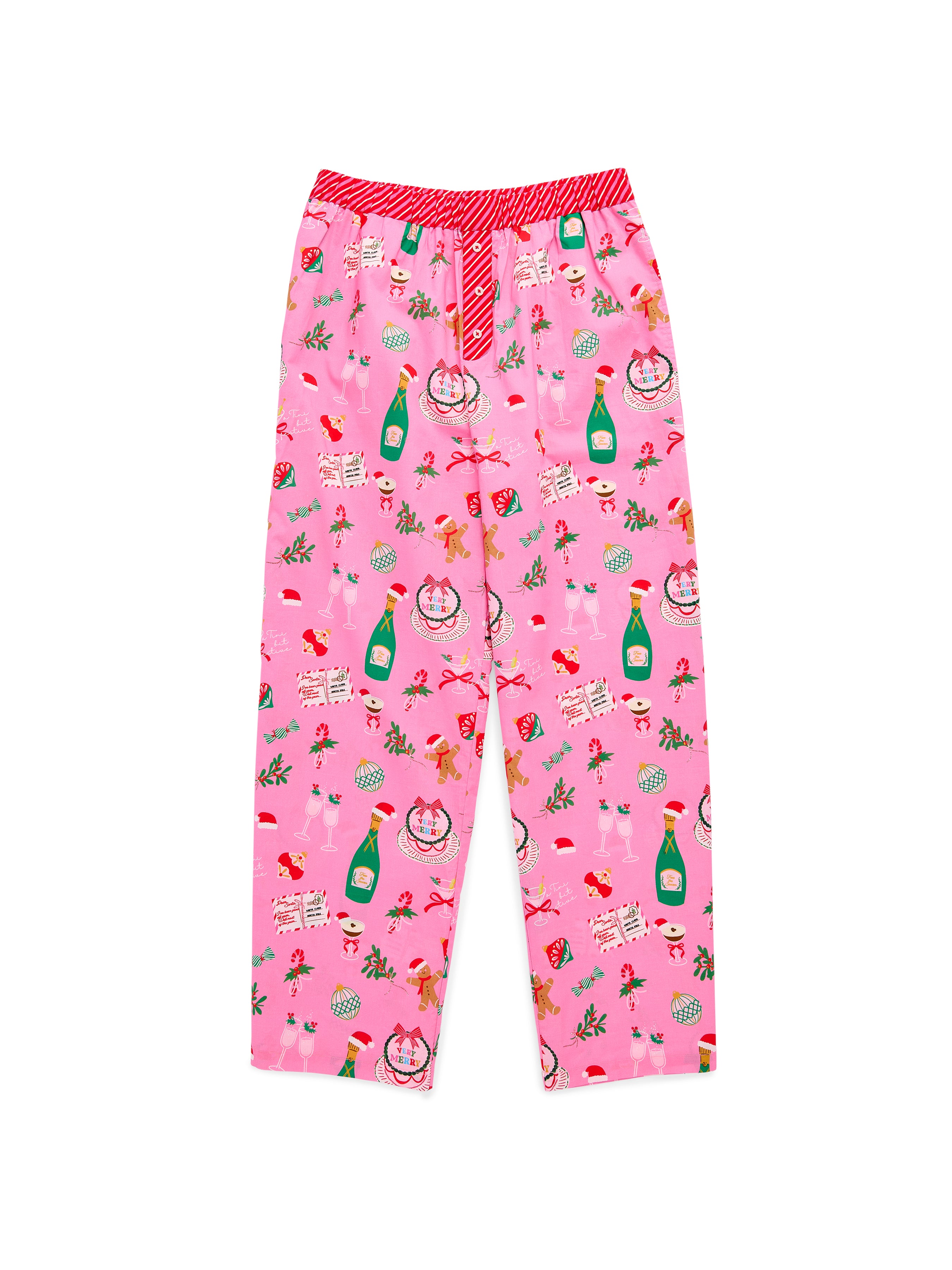 Shiraleah Merry Icons Boxer Pant, Pink PINK / EXTRA SMALL