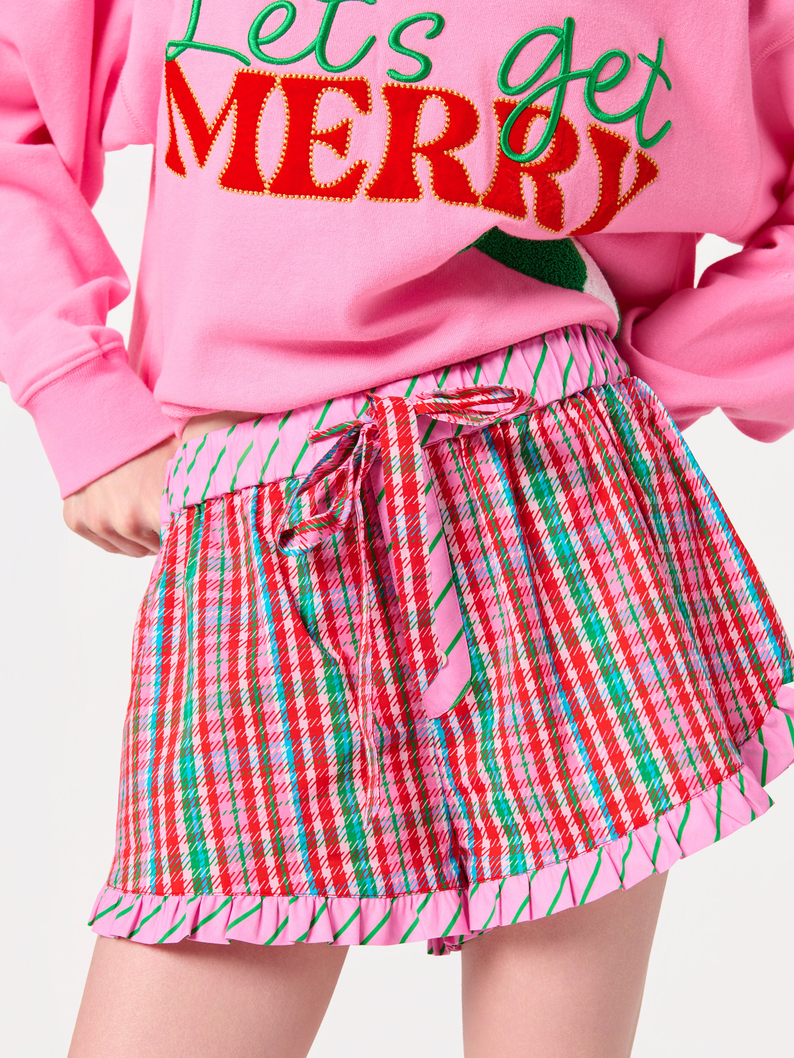 Shiraleah Plaid Boxer Short, Multi MULTI / EXTRA SMALL