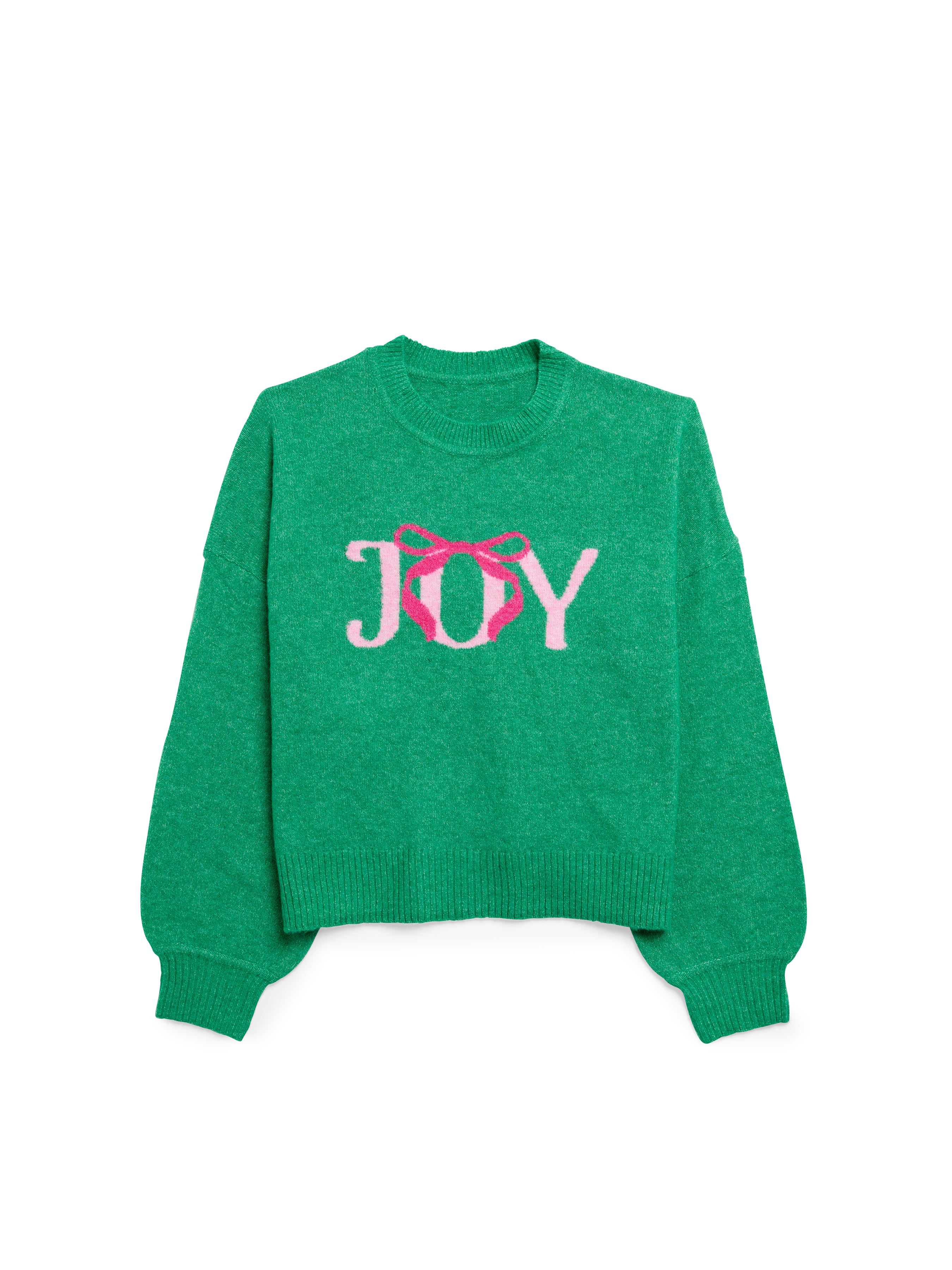 Shiraleah Assorted Set Of 6 "Joy" Sweaters, Green