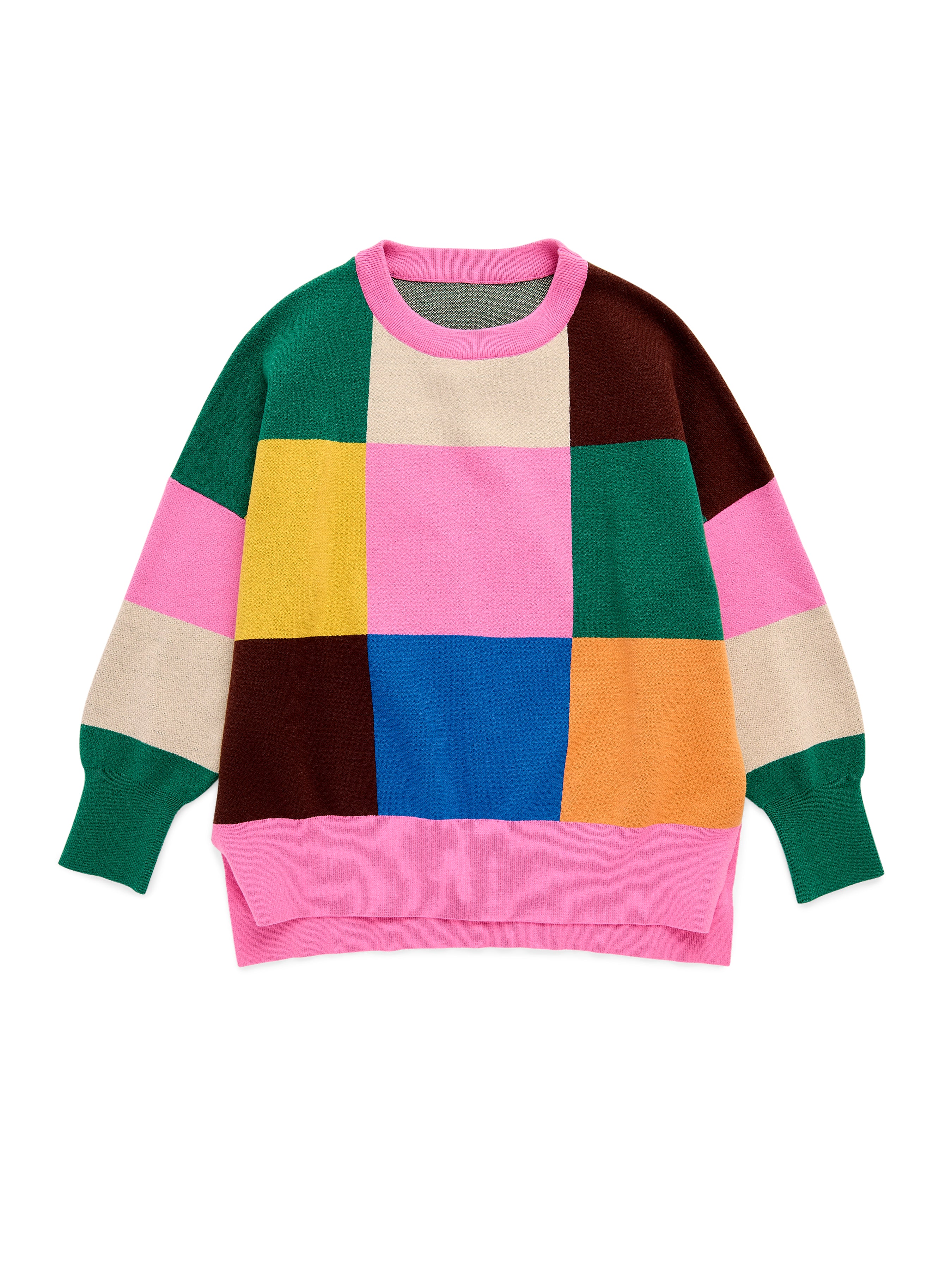 Shiraleah Color Block Loose Fit Sweater, Multi MULTI / EXTRA SMALL