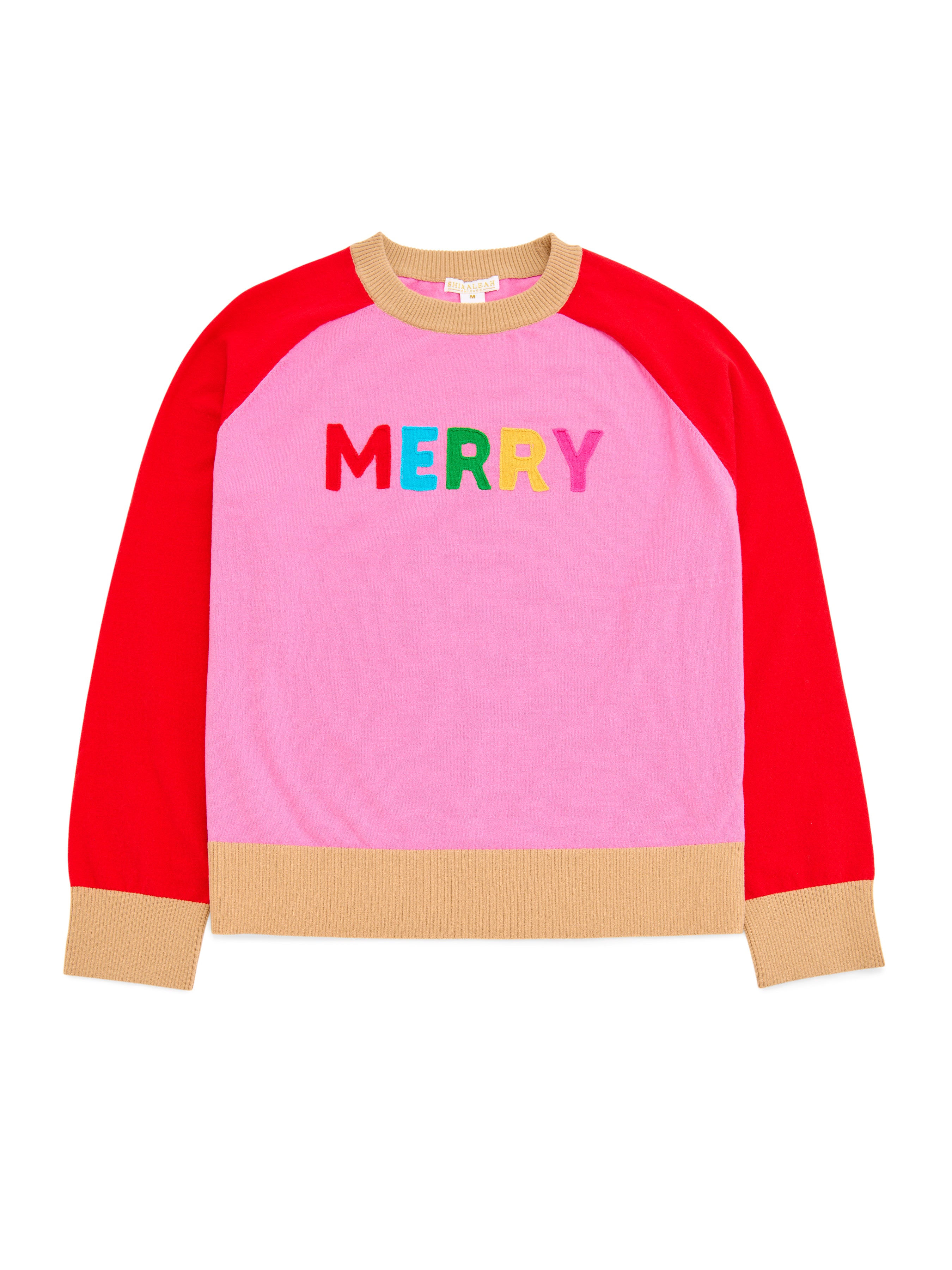 Shiraleah "Merry" Lightweight Boxy Sweater, Pink PINK / EXTRA SMALL