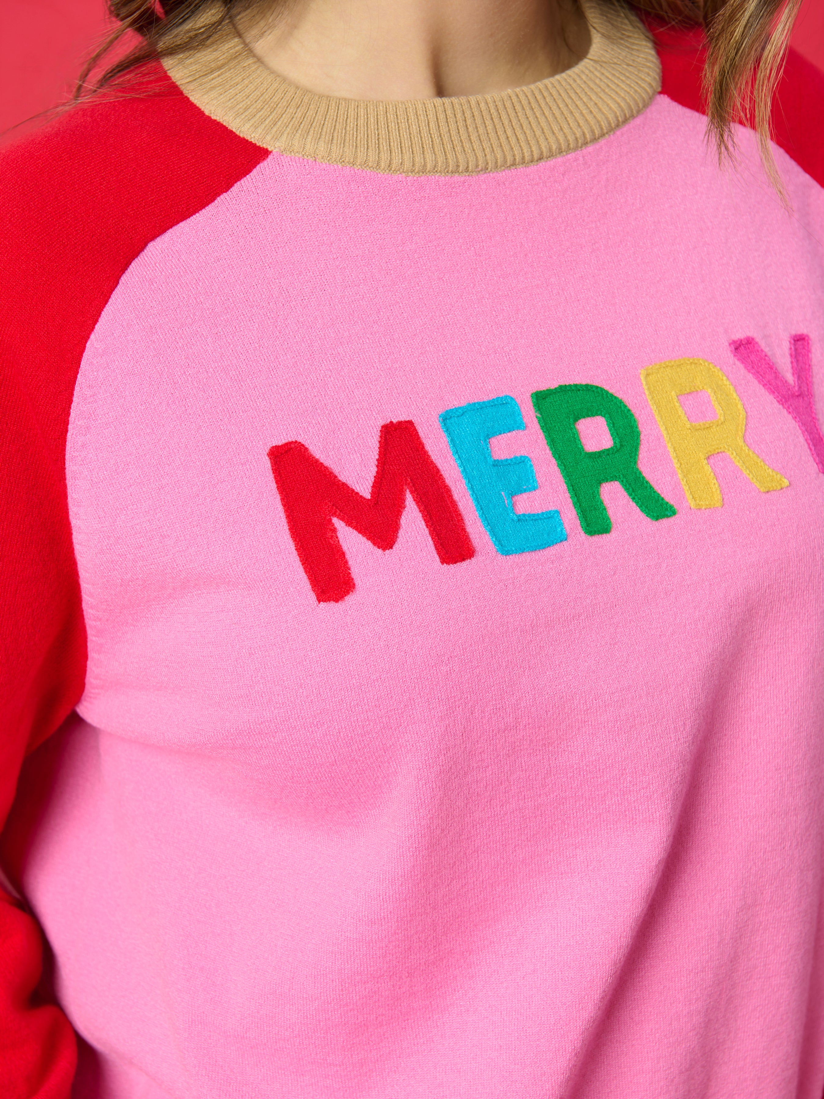 Shiraleah "Merry" Lightweight Boxy Sweater, Pink PINK / EXTRA SMALL
