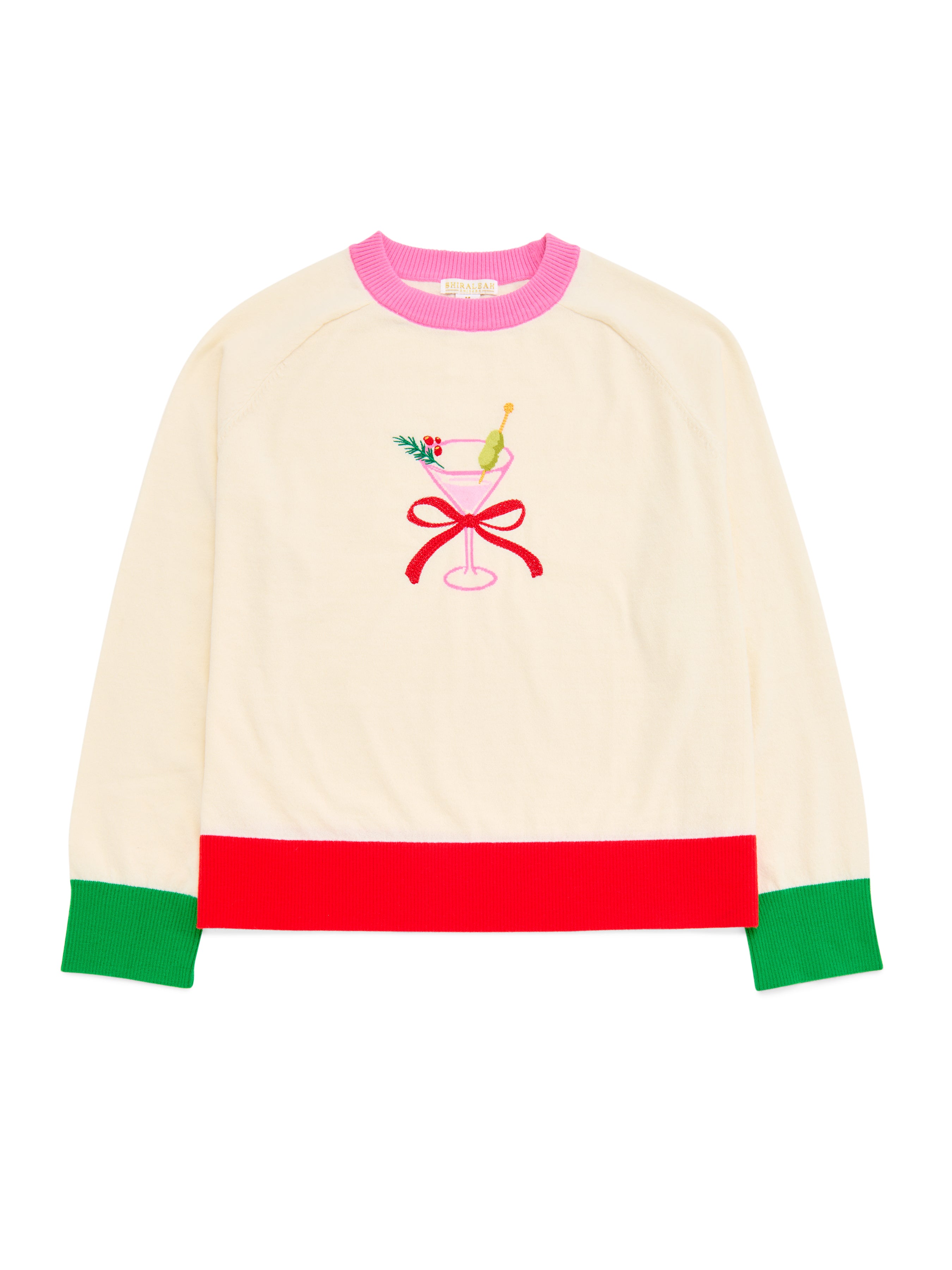 Shiraleah Martini Lightweight Boxy Sweater, Ivory IVORY / EXTRA SMALL
