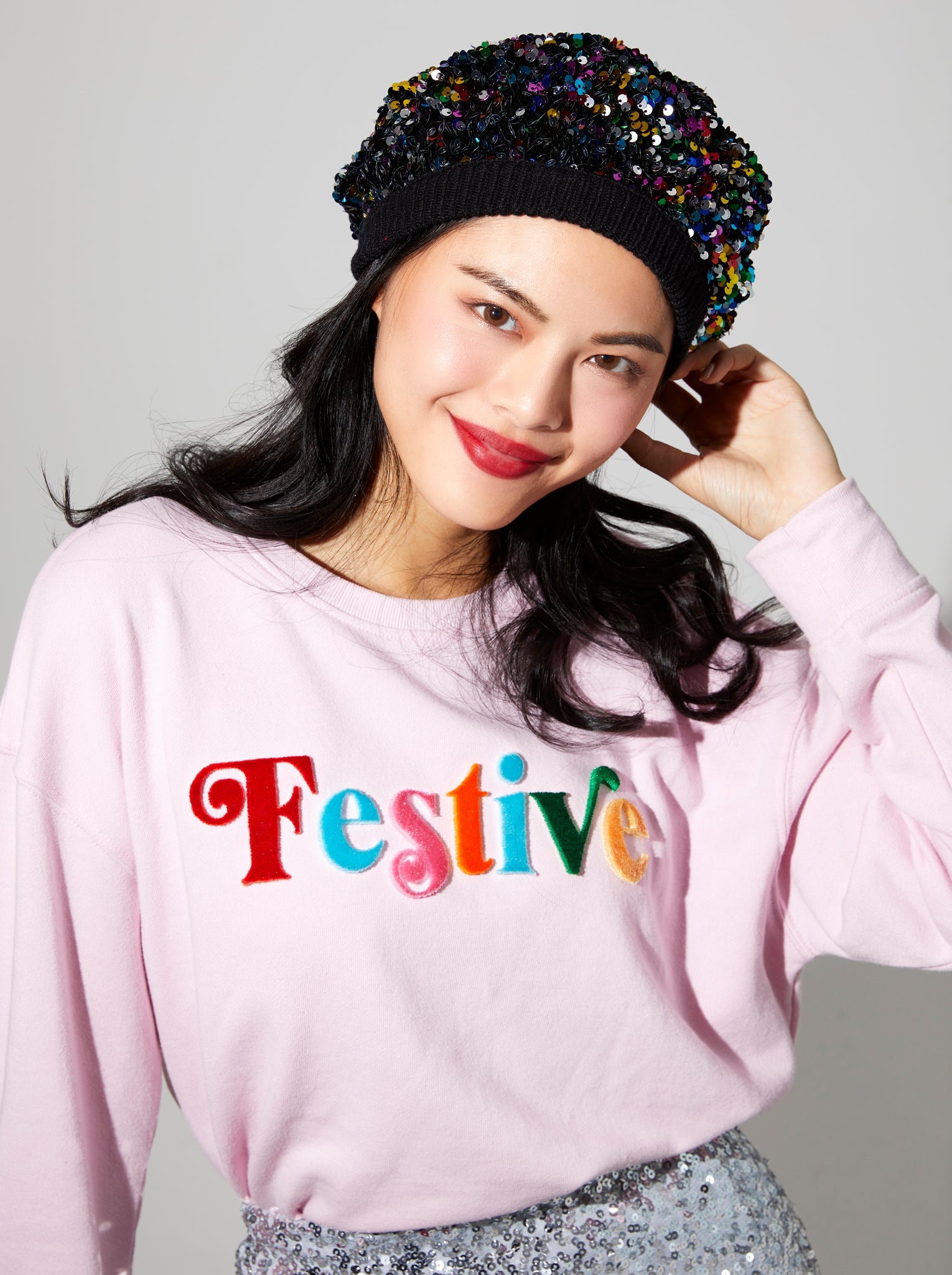 Shiraleah Fiesta Beret, Black