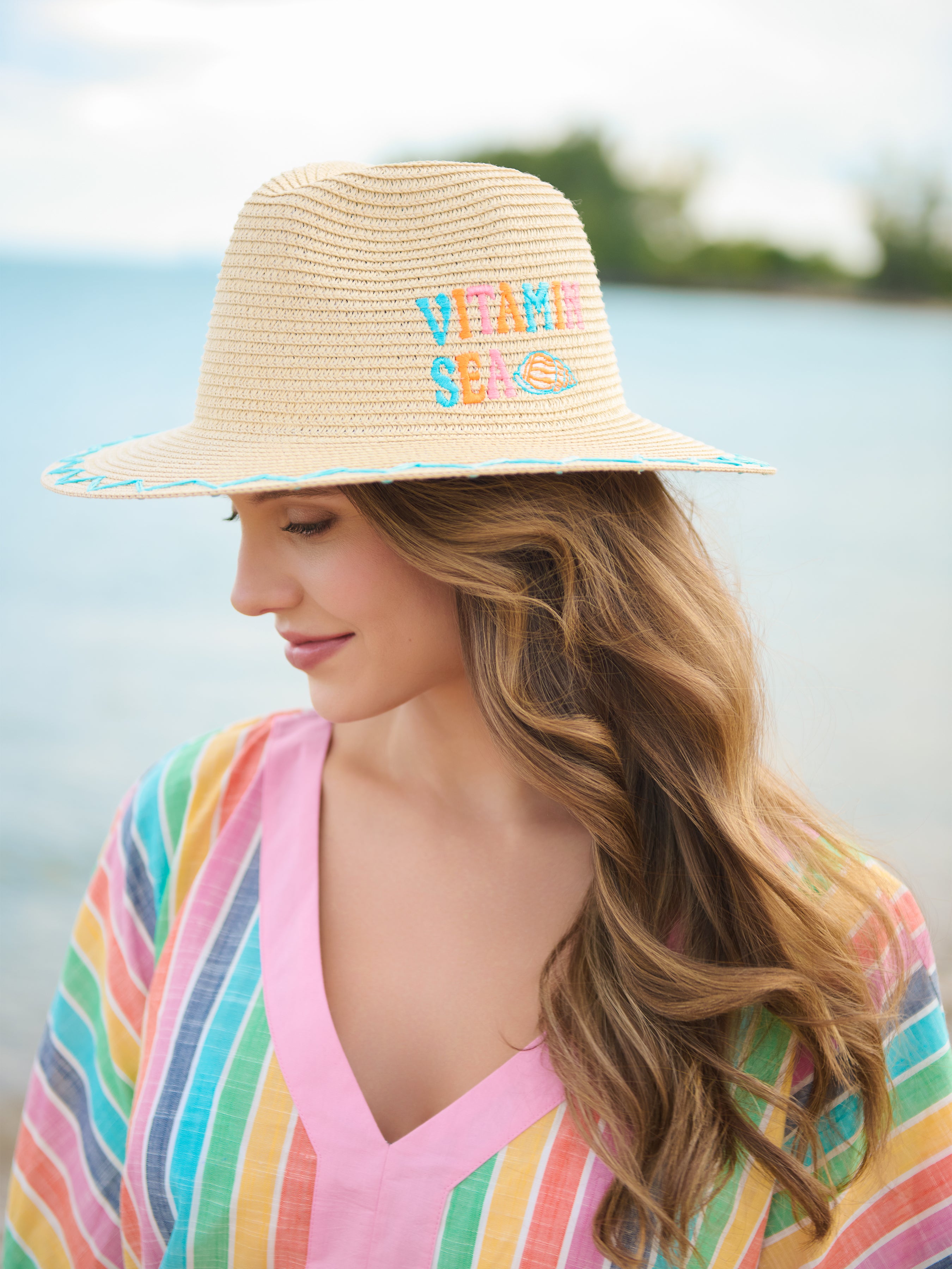 Shiraleah "Vitamin Sea" Hat, Natural