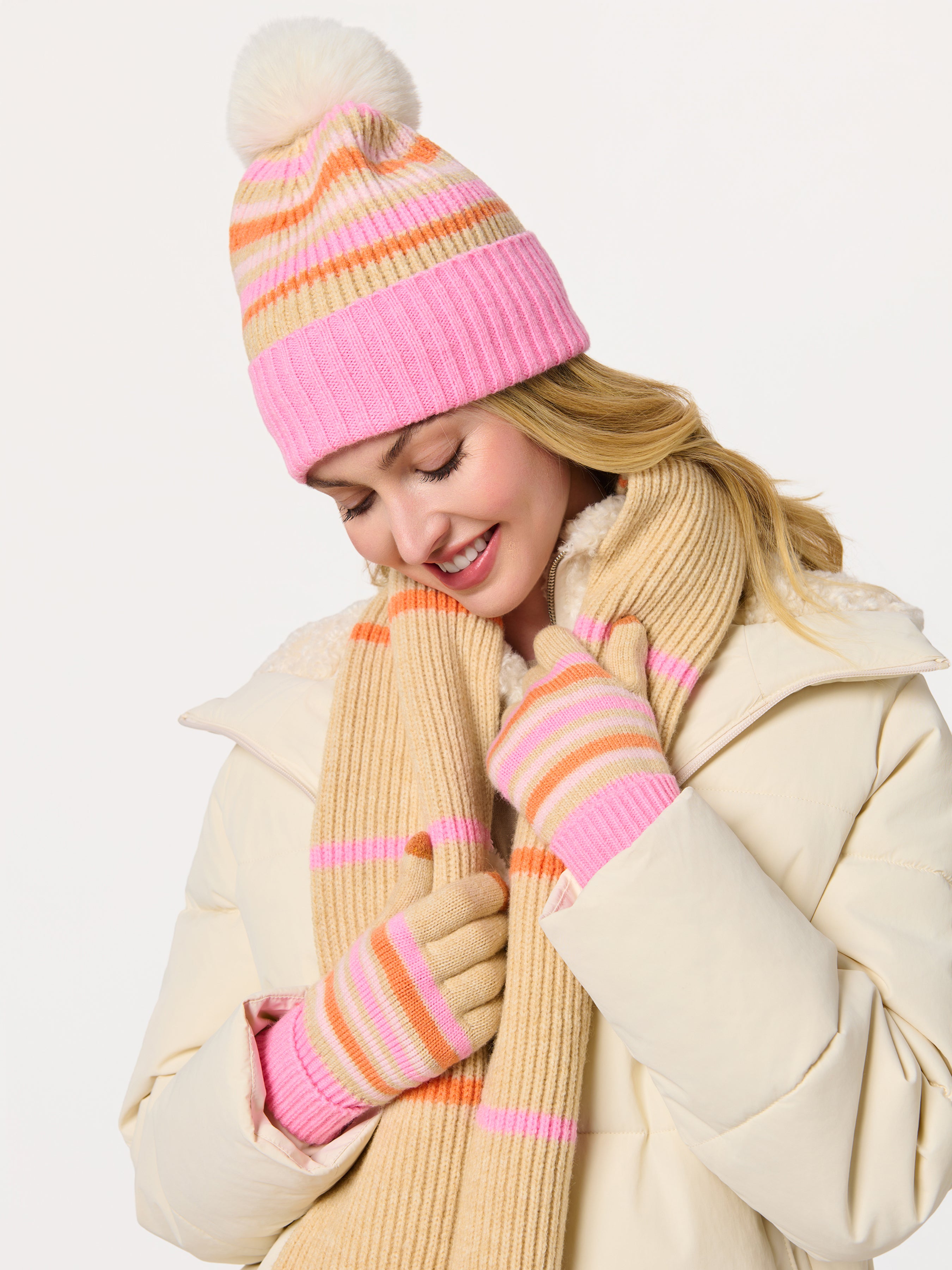 Shiraleah Elle Beanie TAN / OS
