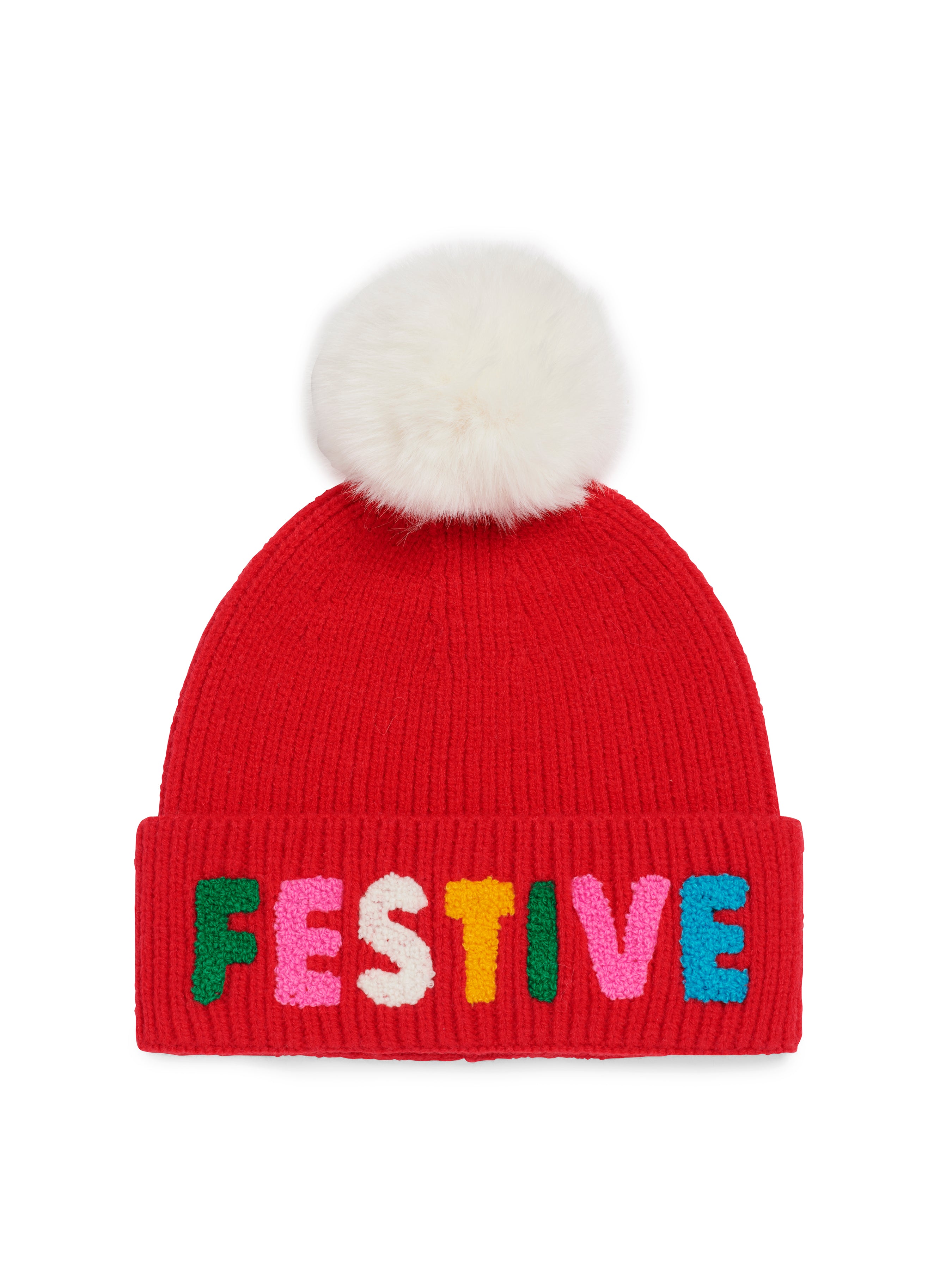 Shiraleah "Festive" Beanie, Red