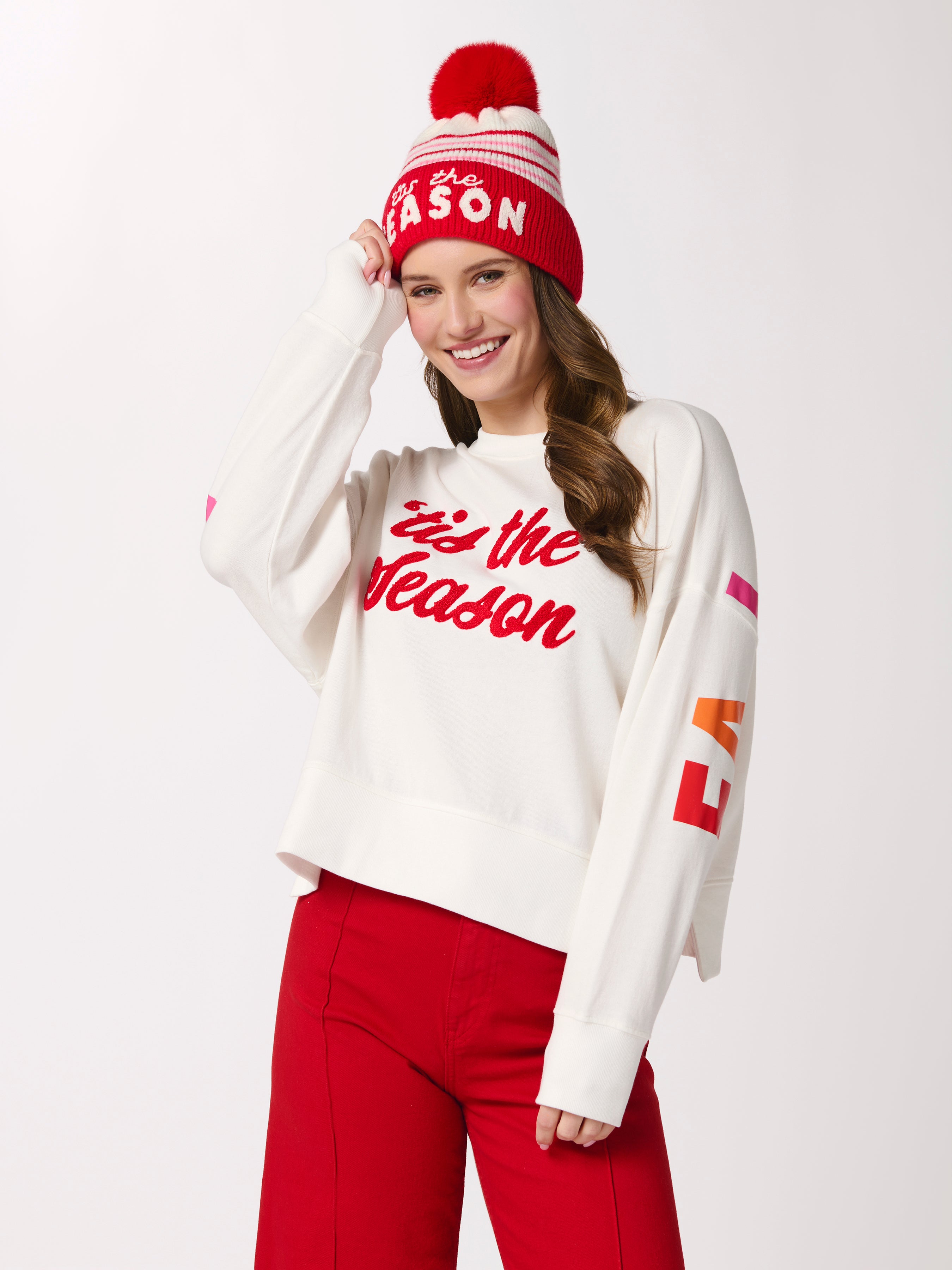 Shiraleah "Tis The Season" Beanie, Multi
