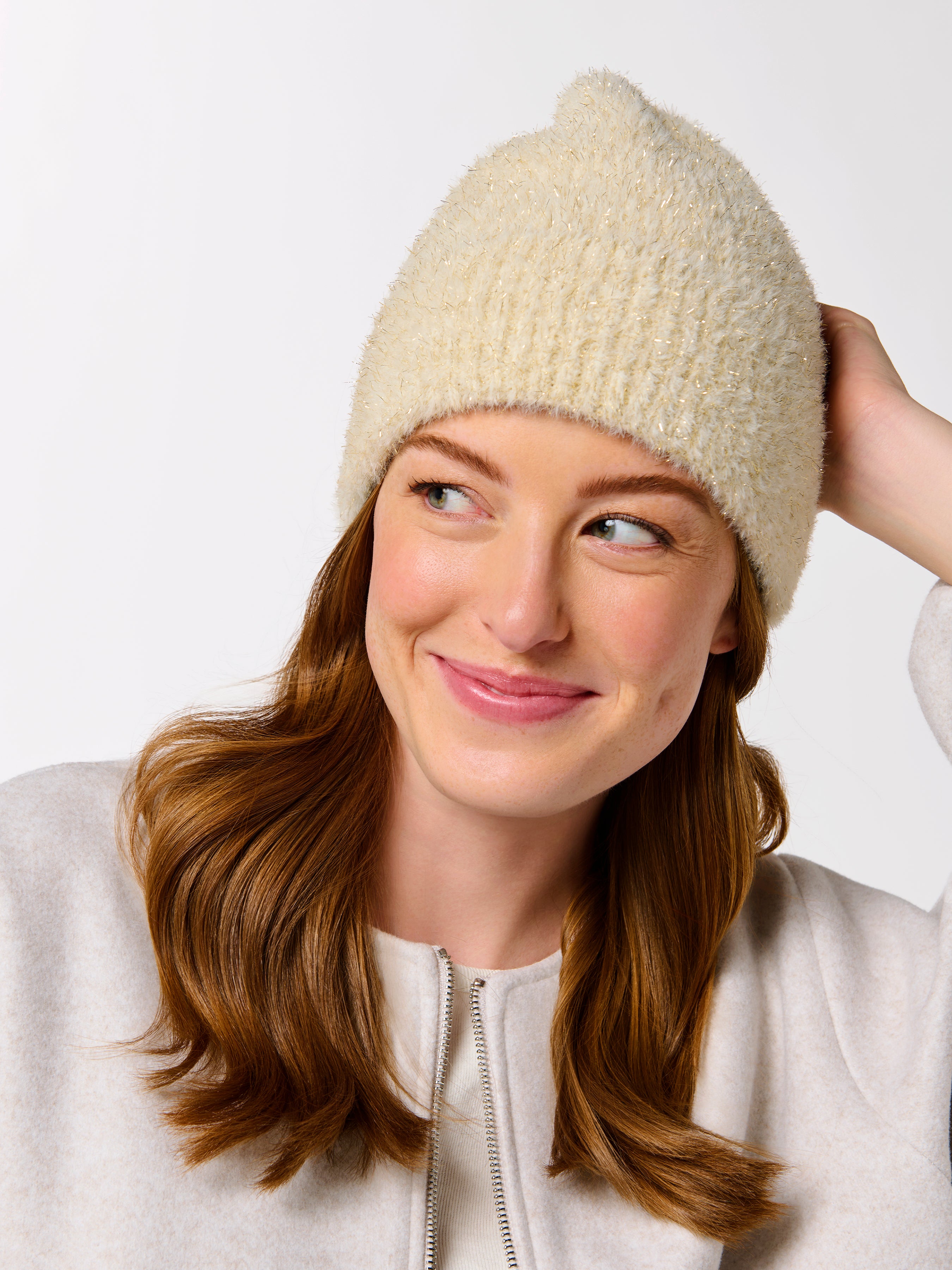 Shiraleah Fantasy Beanie, Ivory