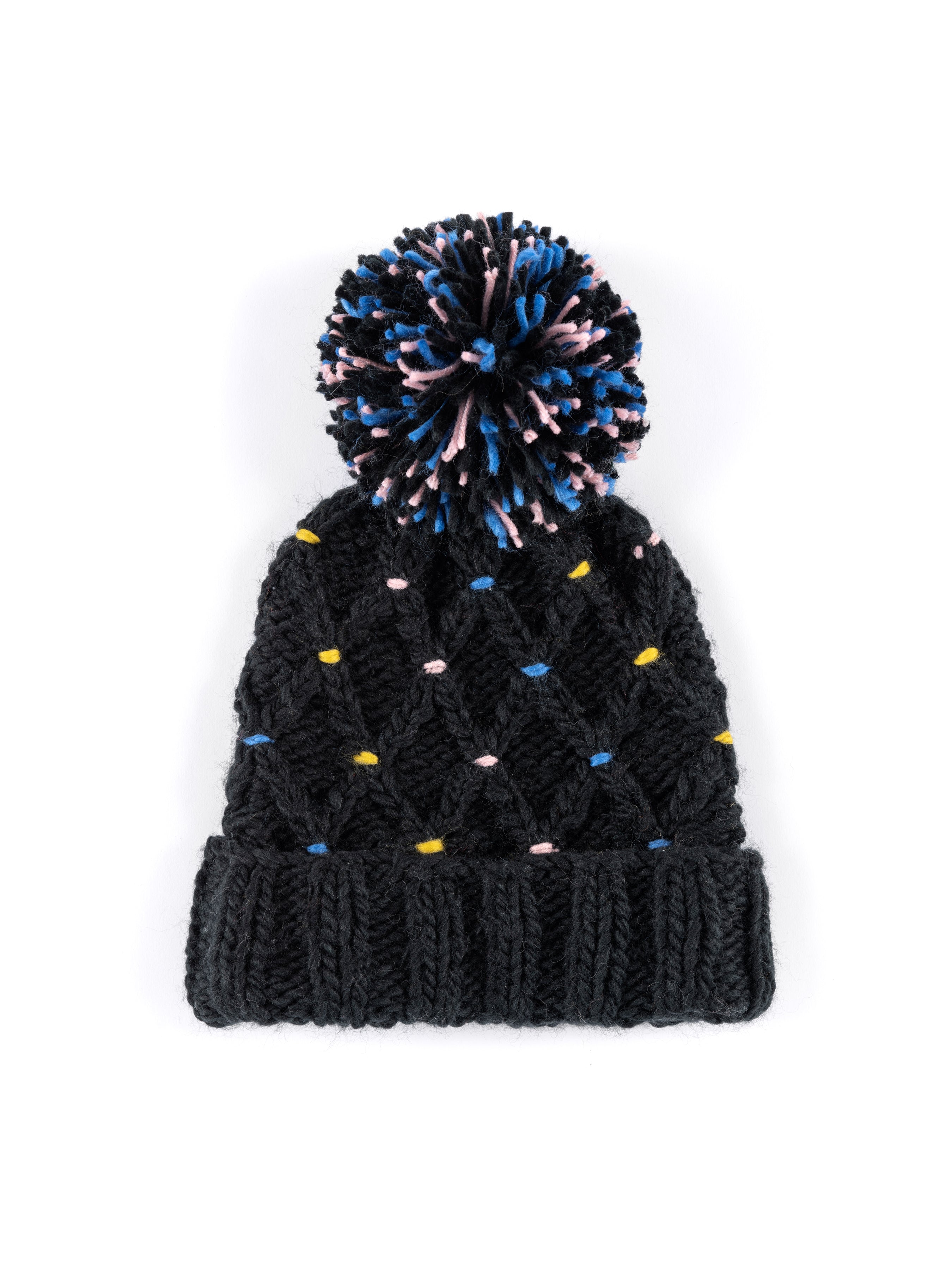 Shiraleah Lisle Winter Knit Hat/Beanie, Black