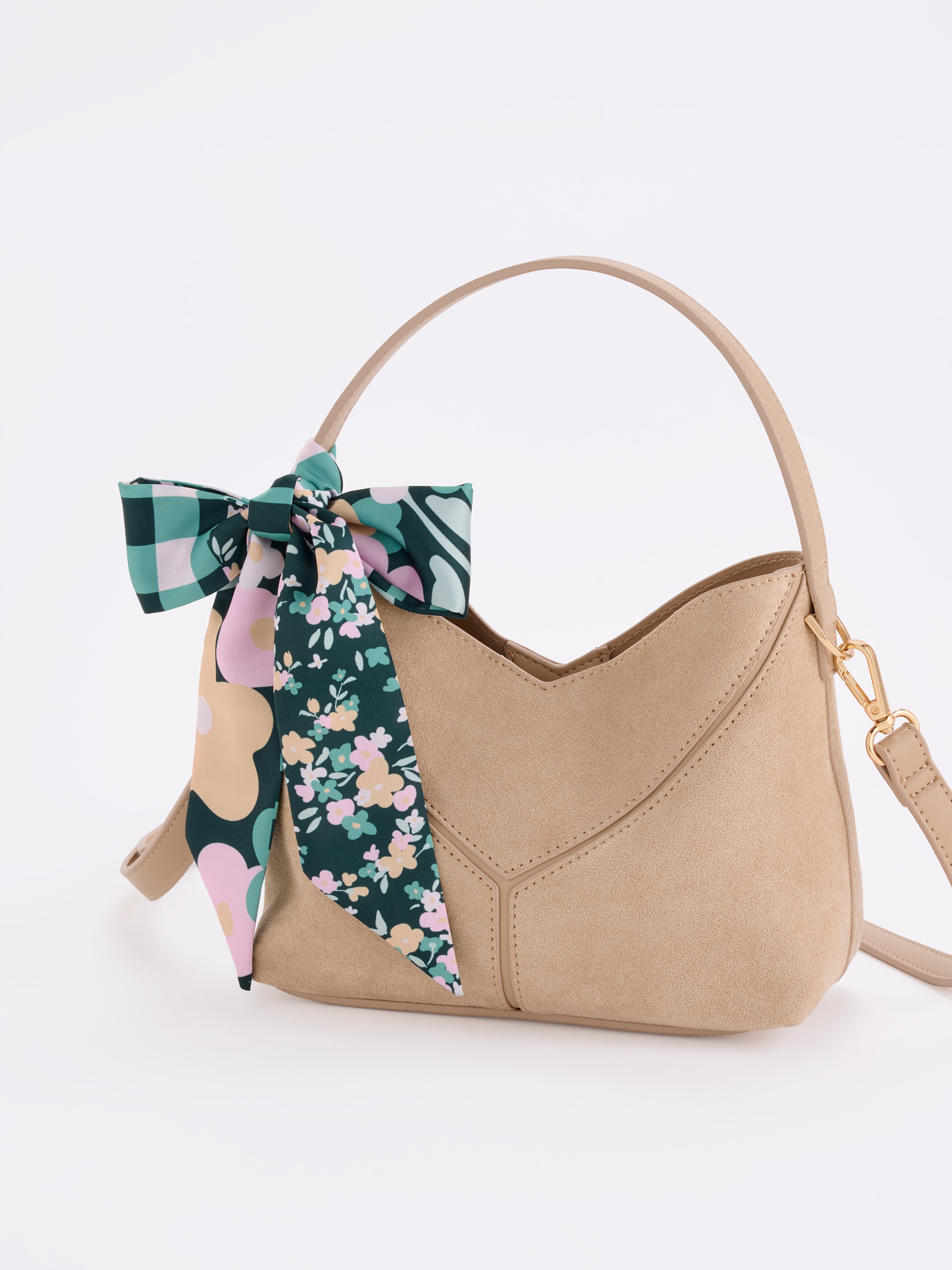 Shiraleah Floral Twilly Scarf GREEN / OS