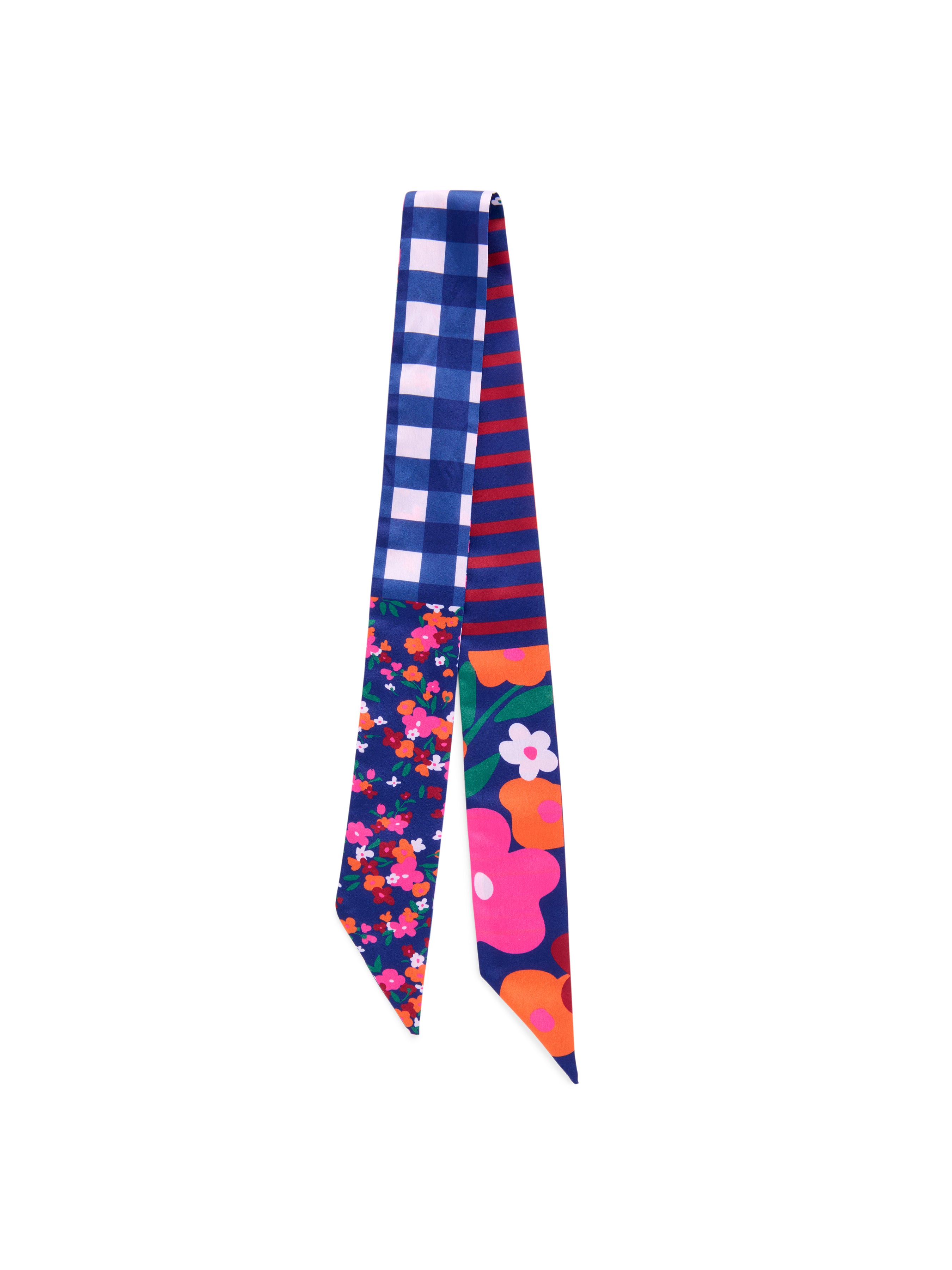Shiraleah Floral Twilly Scarf NAVY / OS