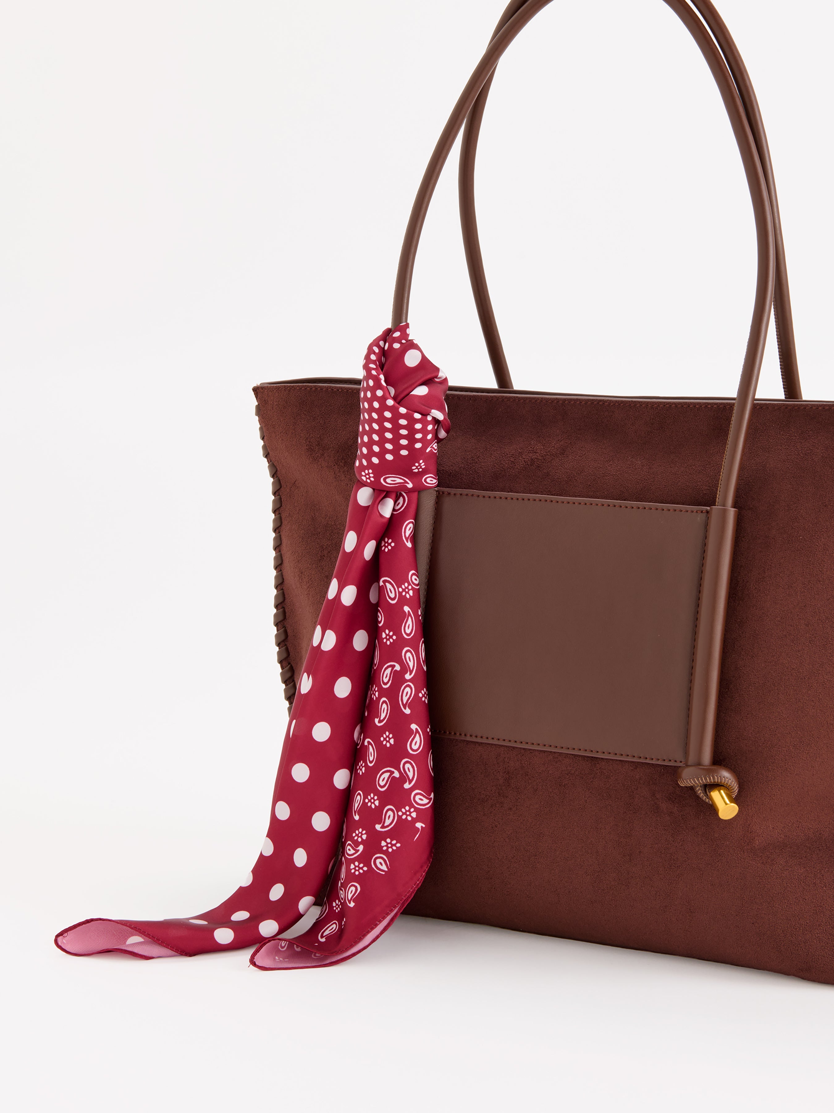 Shiraleah Paisley Square Scarf WINE / OS