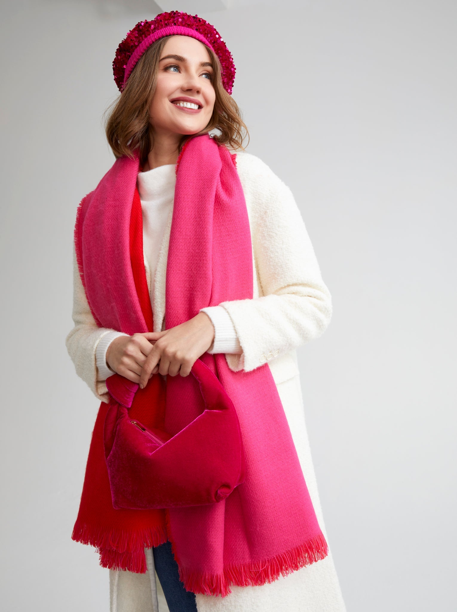 Shiraleah Fiesta Beret, Magenta