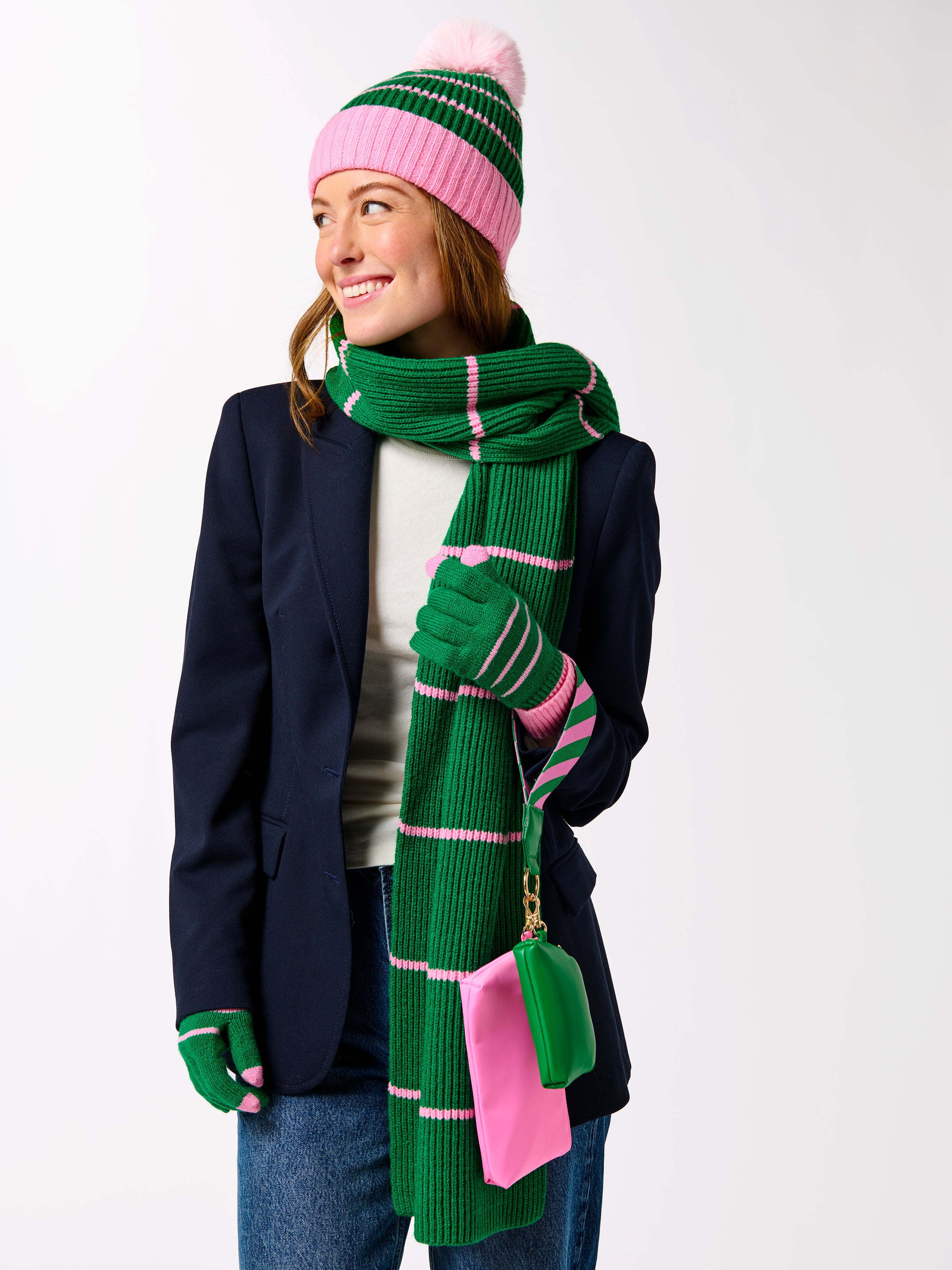 Shiraleah Allison Scarf GREEN