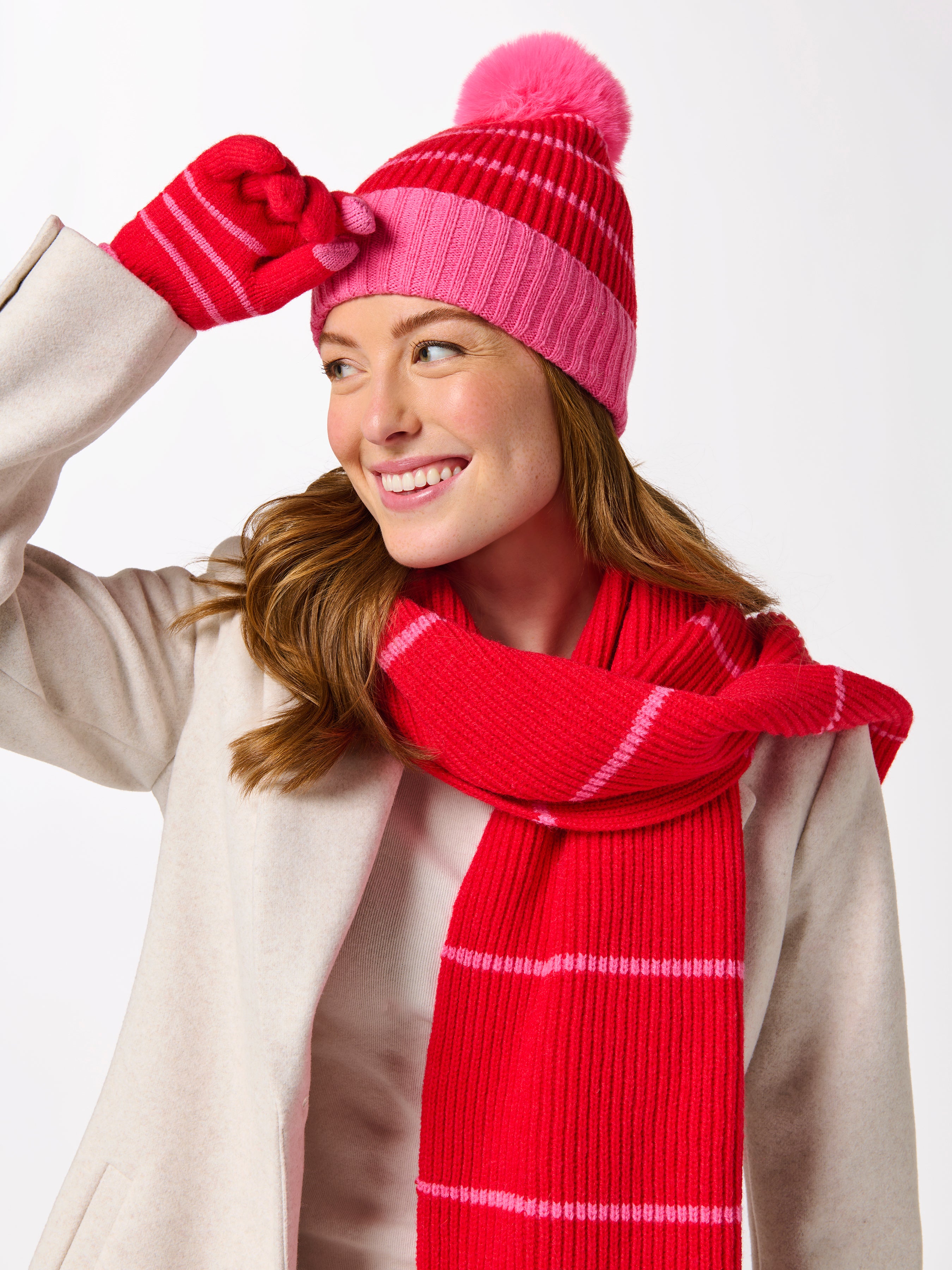 Shiraleah Allison Scarf RED