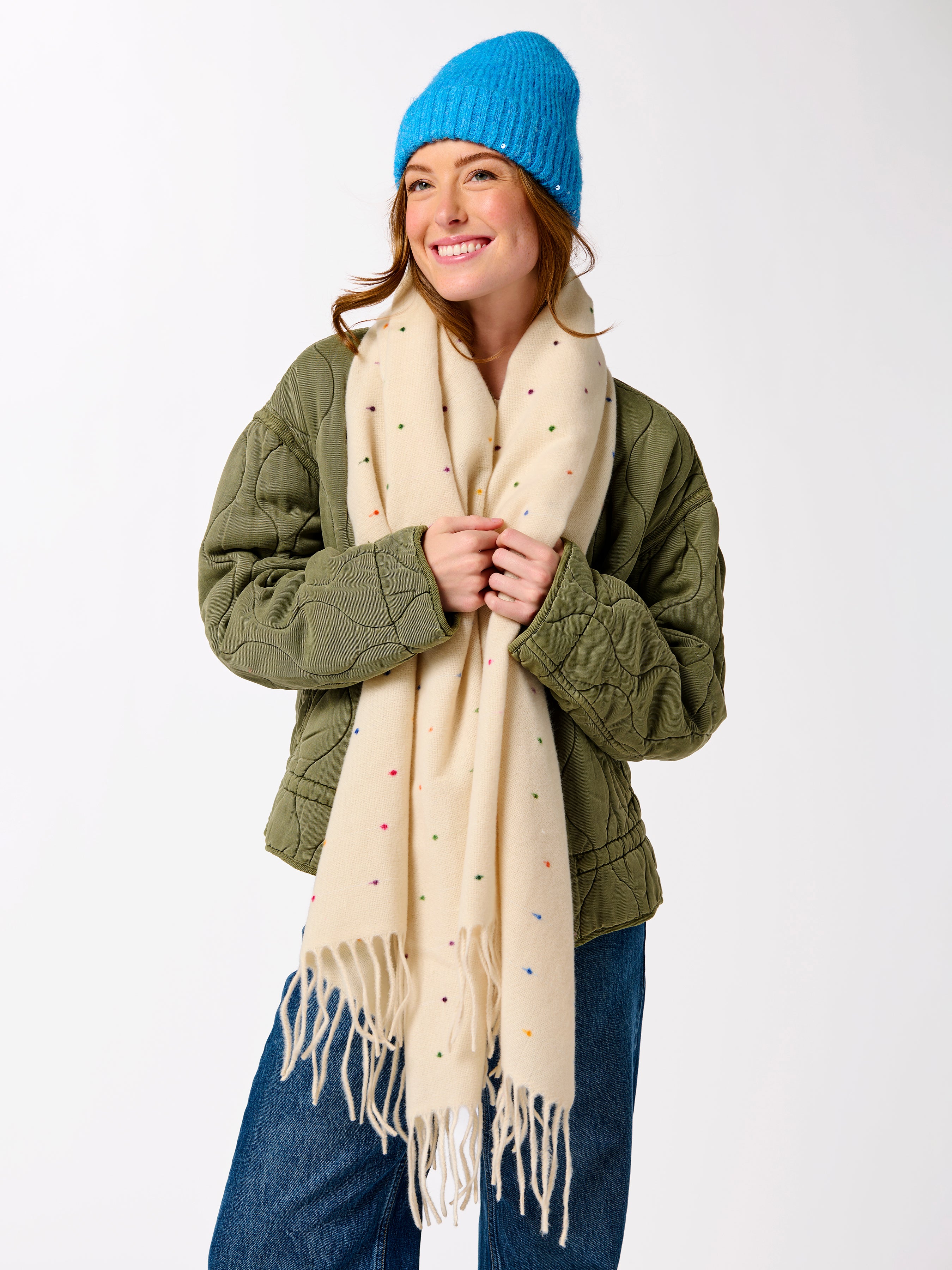 Shiraleah Jolie Scarf, Ivory