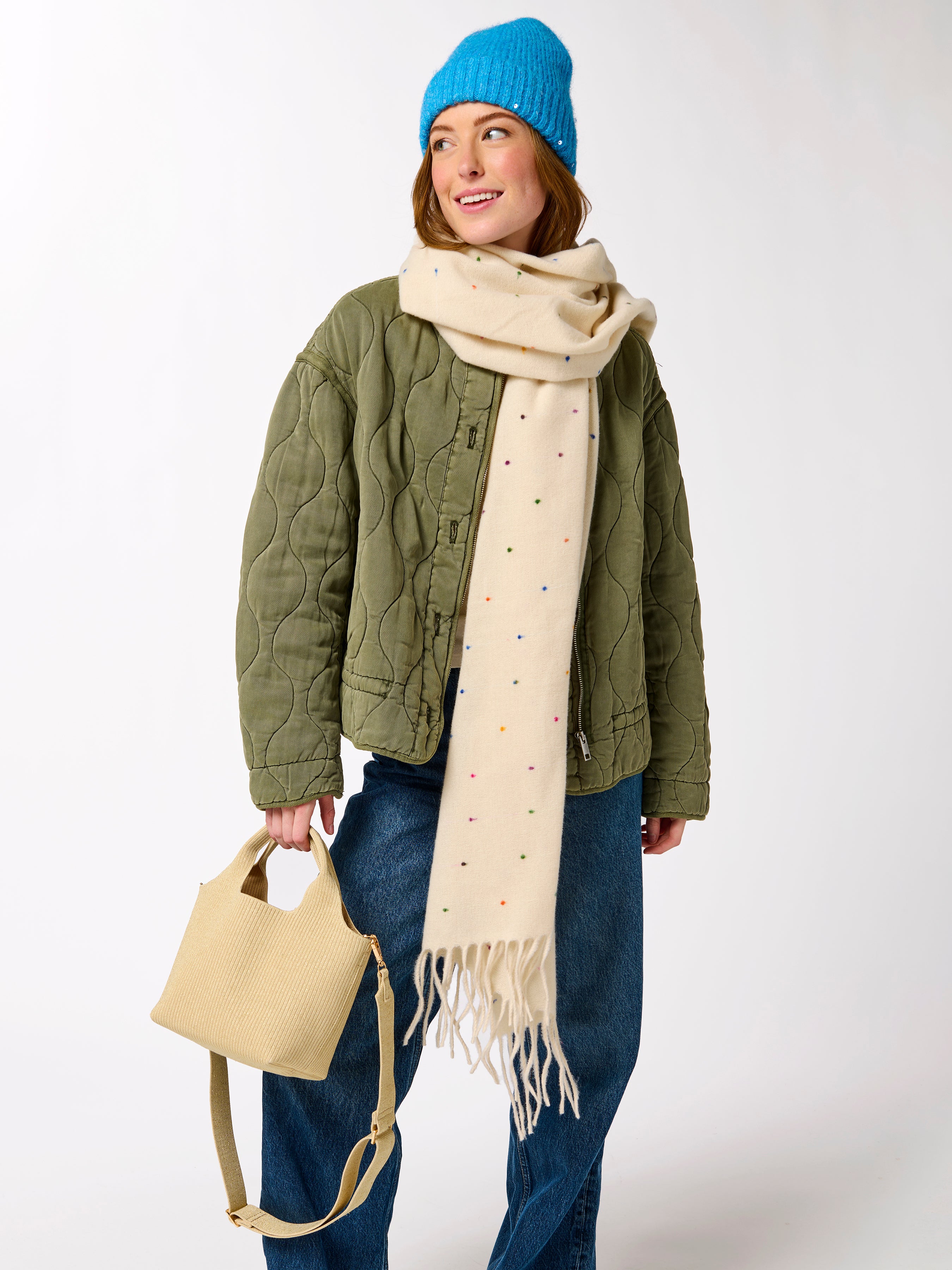Shiraleah Jolie Scarf, Ivory