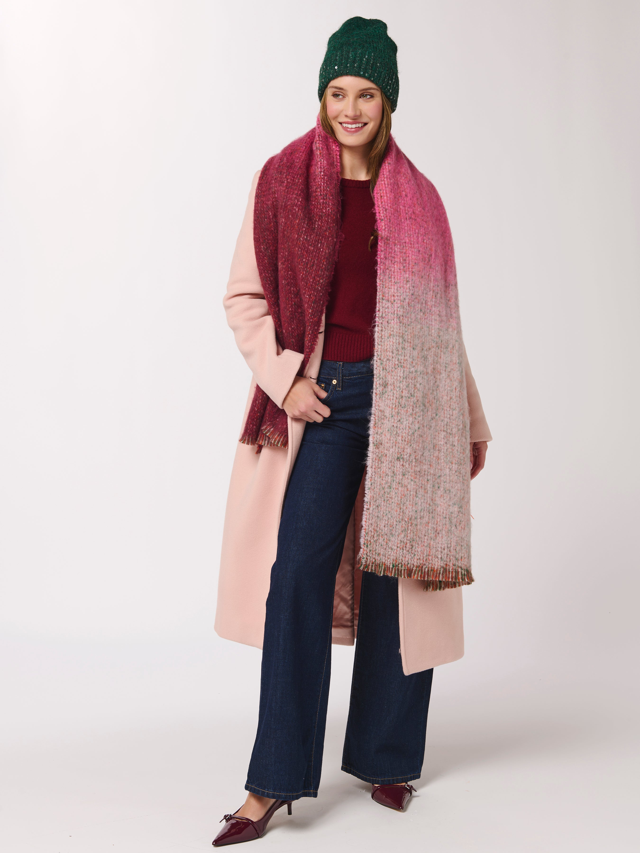 Shiraleah Tanya Scarf PINK
