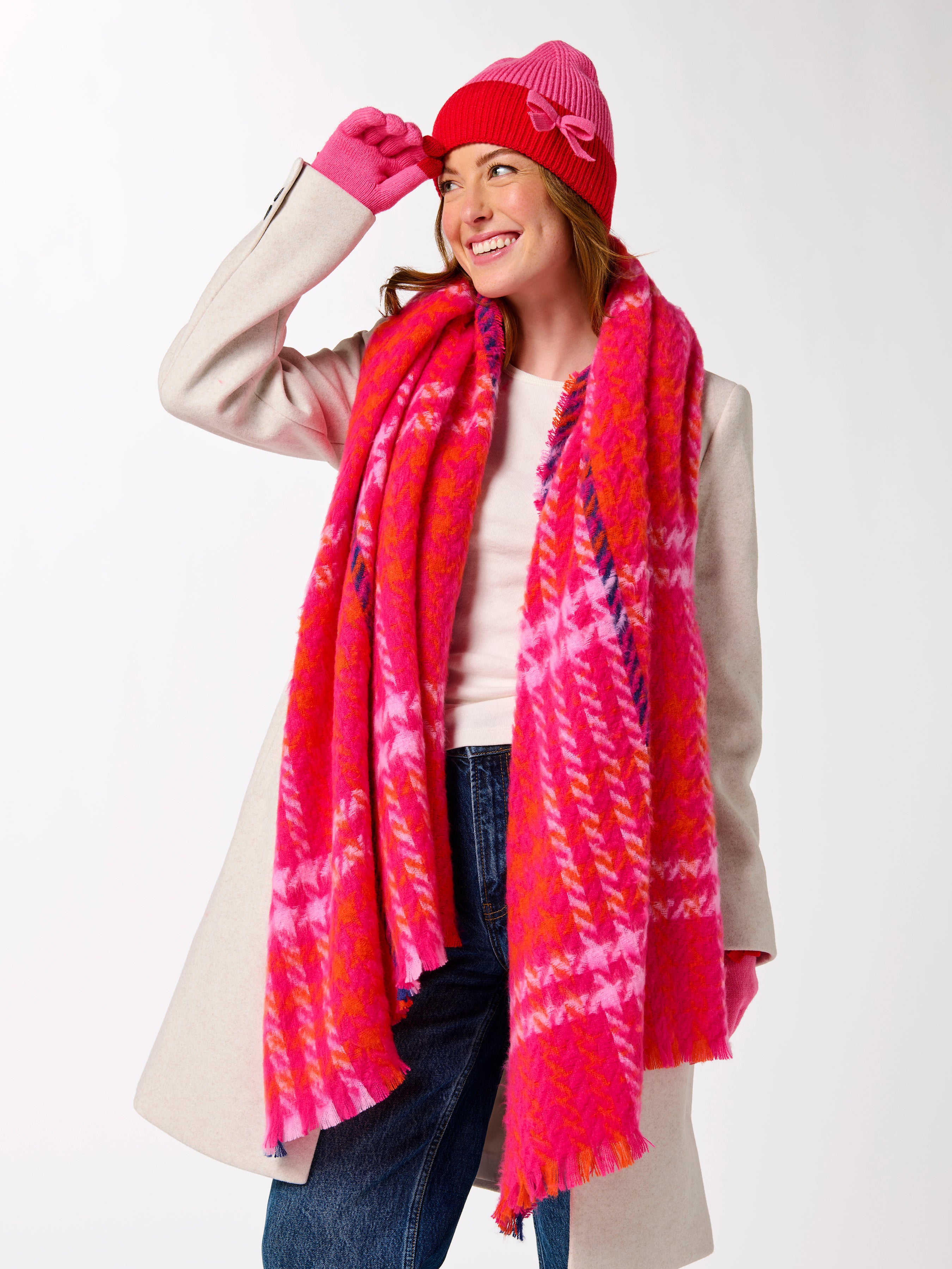 Shiraleah Flo Scarf, Pink