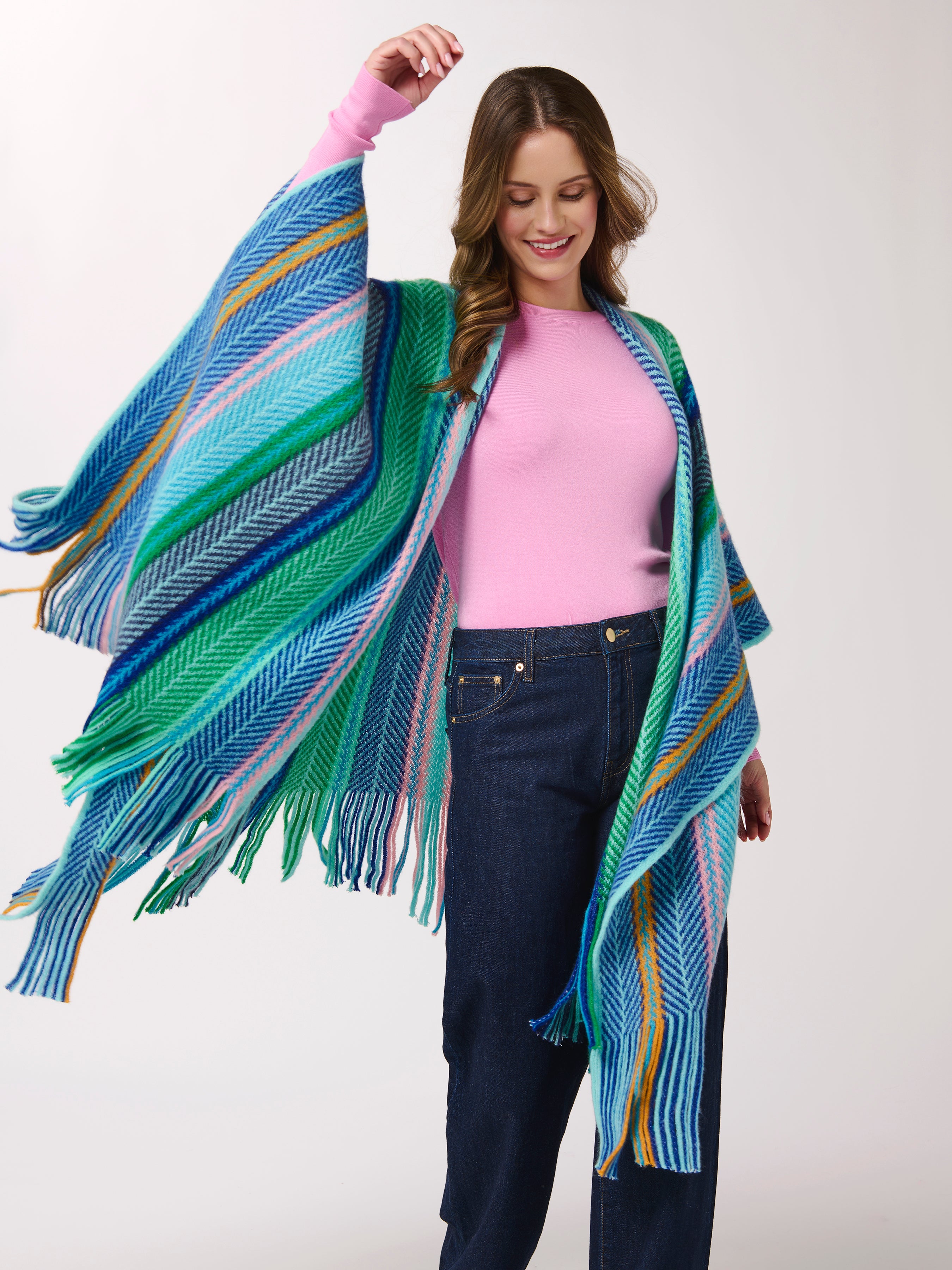 Shiraleah Nicola Cape BLUE