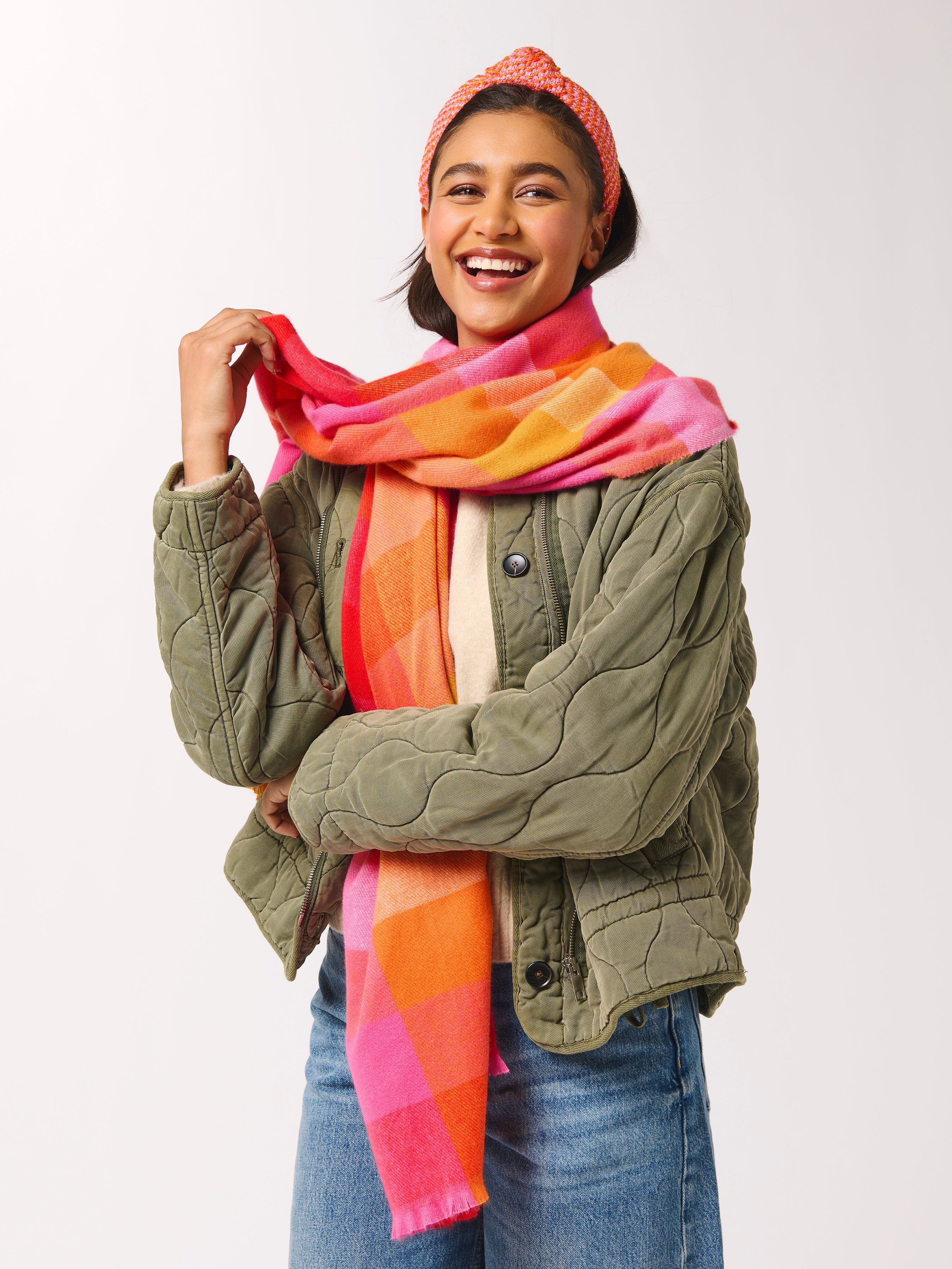 Shiraleah Caroline Scarf, Pink