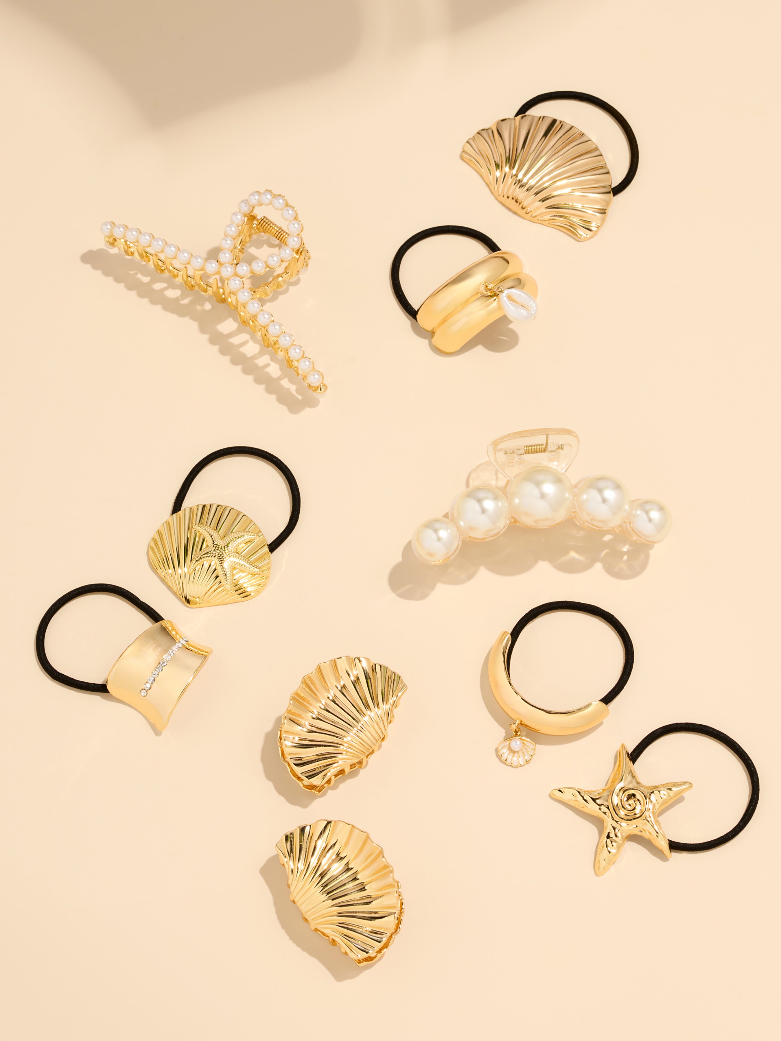 Shiraleah Pearl Claw Clip, Pearl