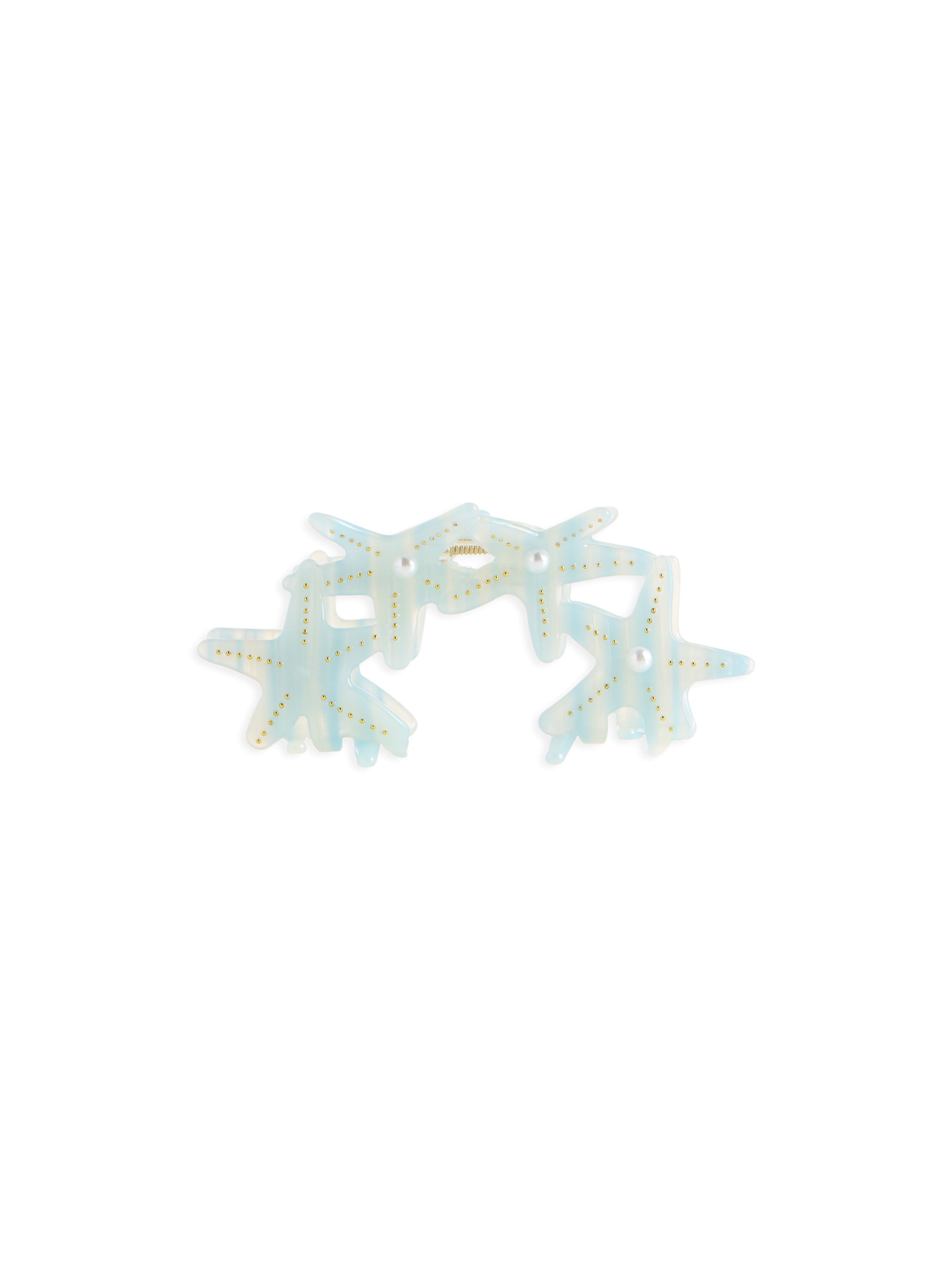 Shiraleah Pearl Starfish Claw Clip, Blue