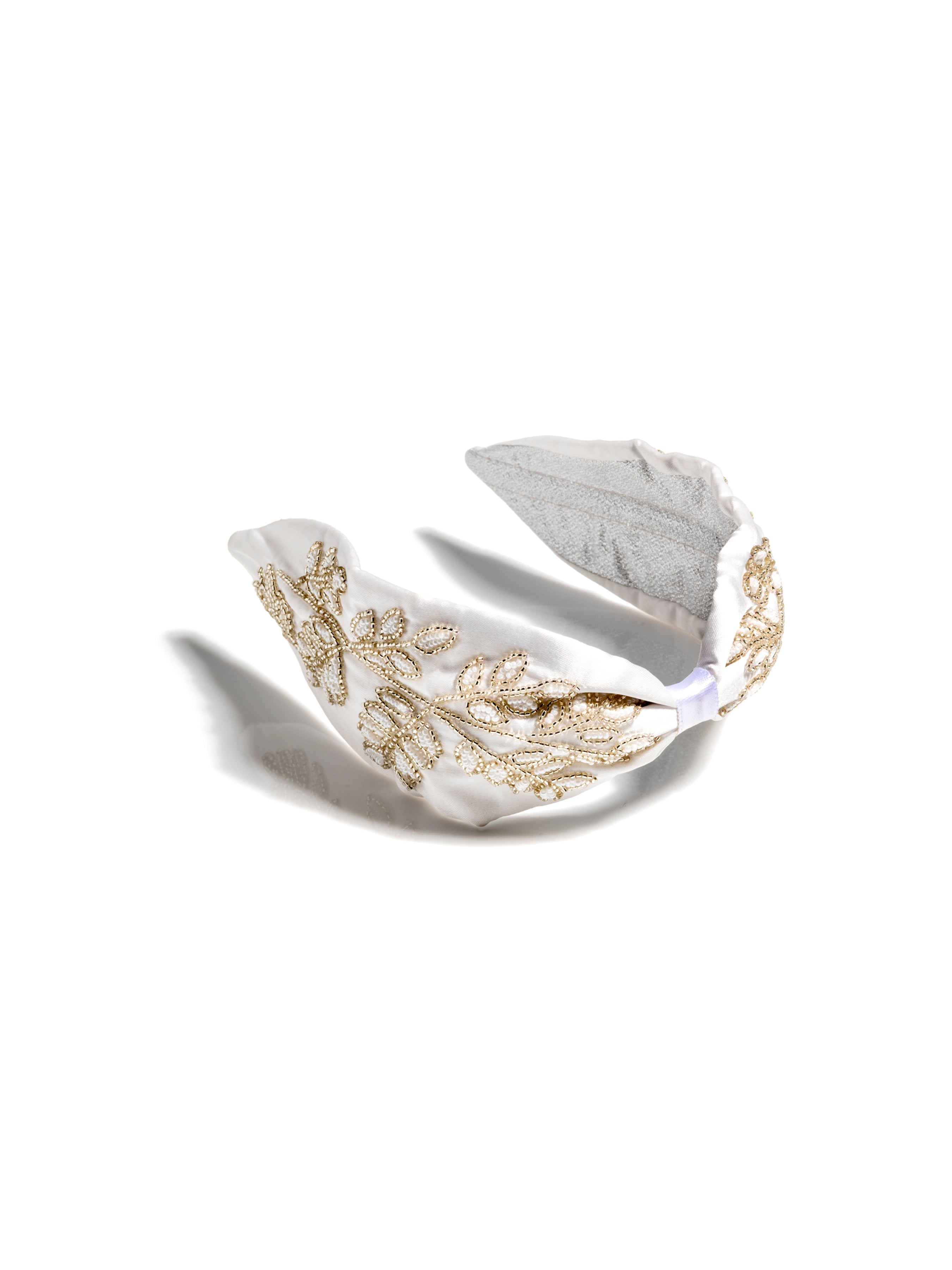 Shiraleah Embellished Wide Headband, Ivory