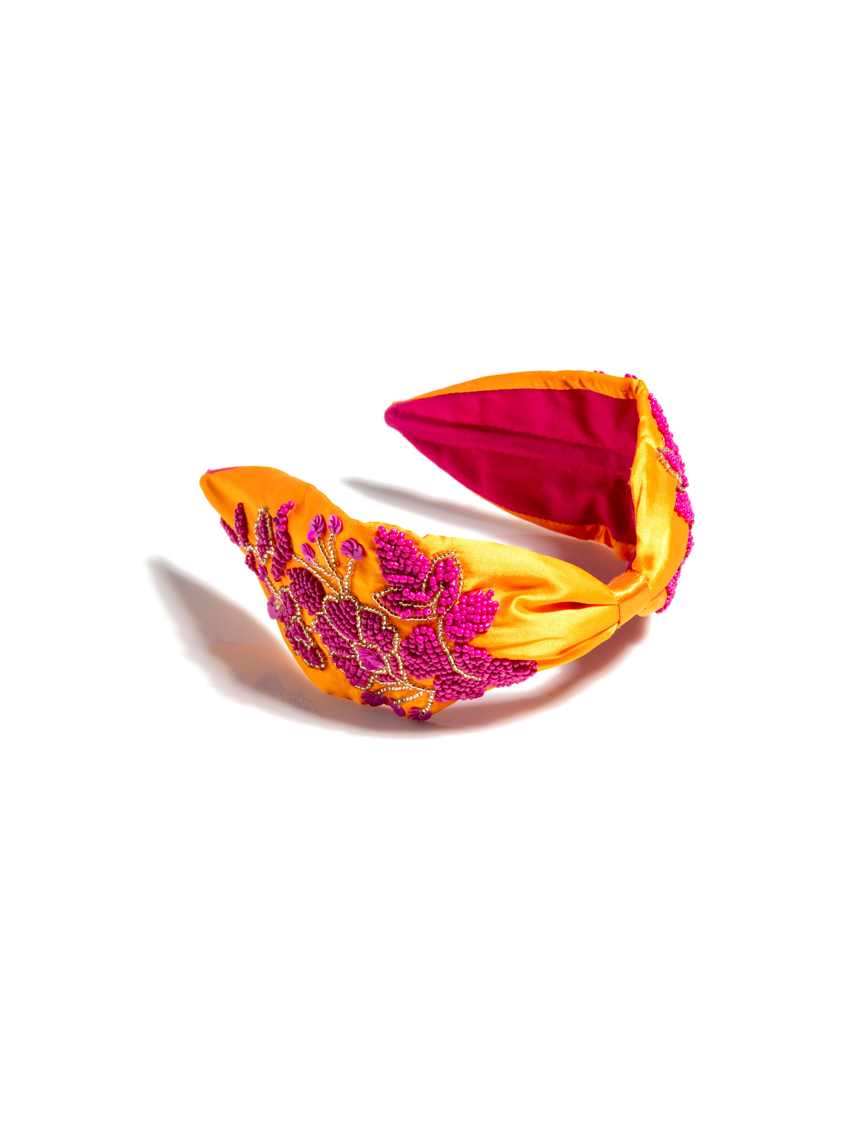 Shiraleah Embellished Wide Headband, Orange