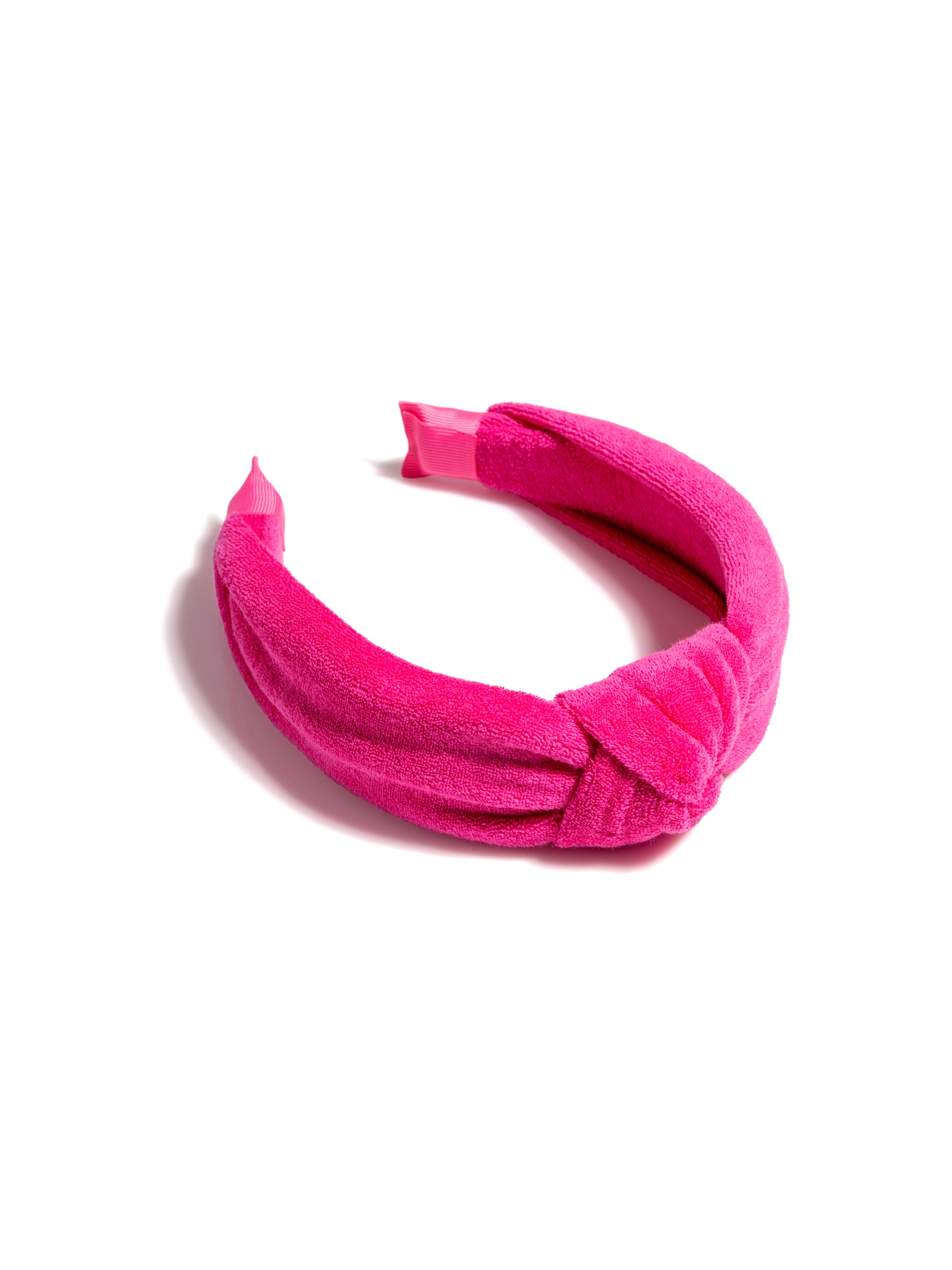 Shiraleah Terry Knotted Headband, Fuchsia - FINAL SALE ONLY