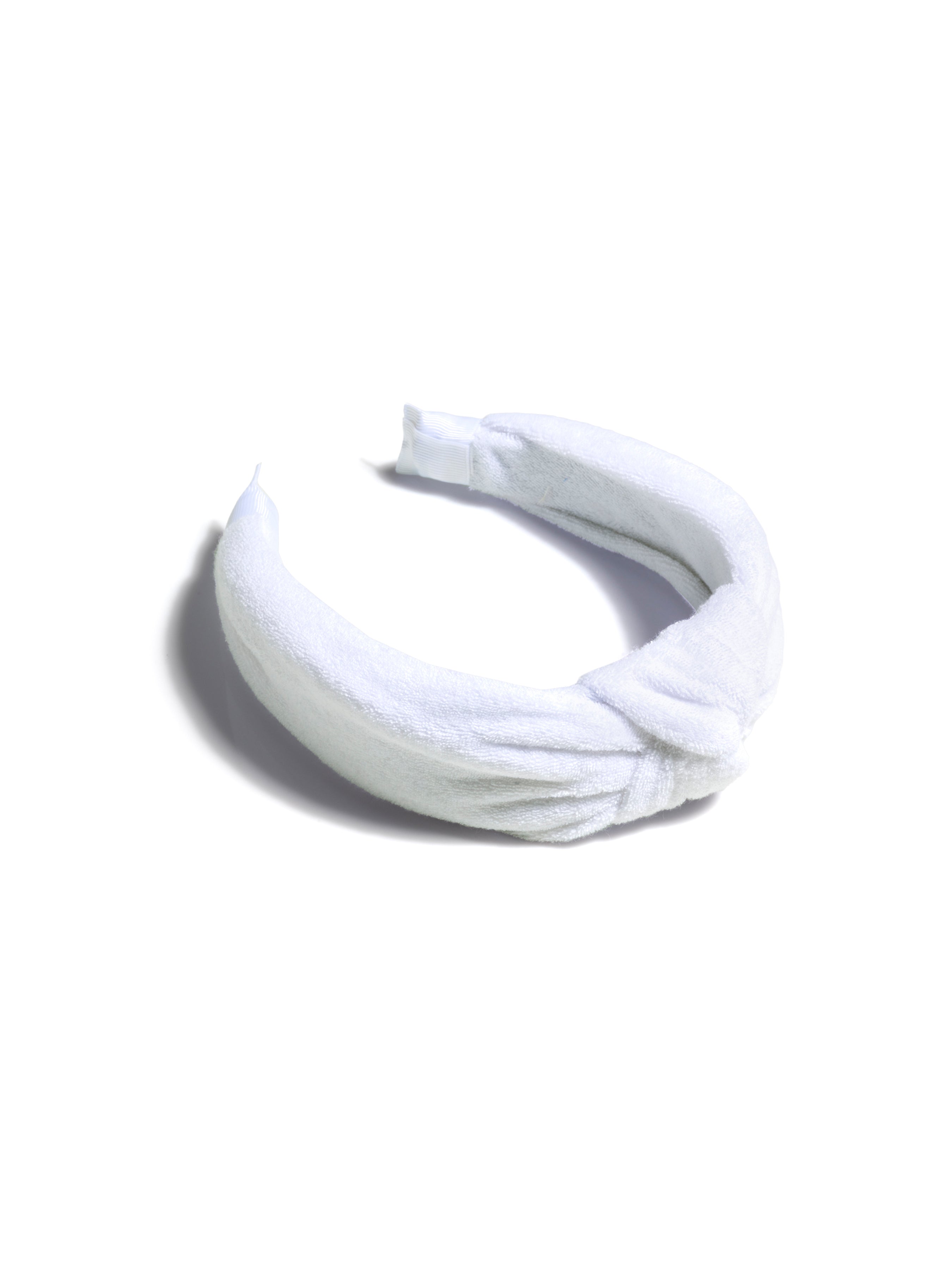 Shiraleah Terry Knotted Headband, White