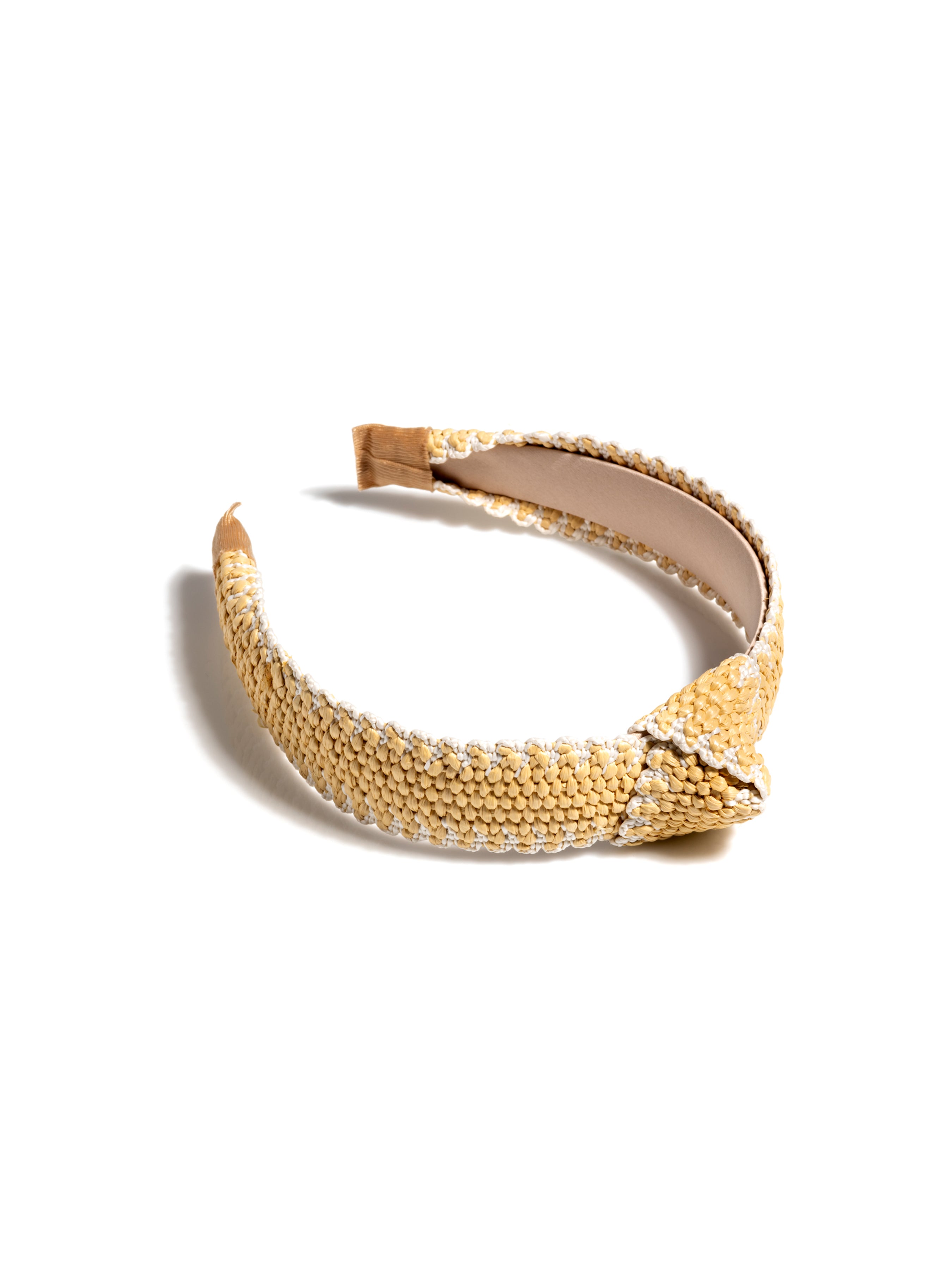Shiraleah Knotted Straw Headband, Natural