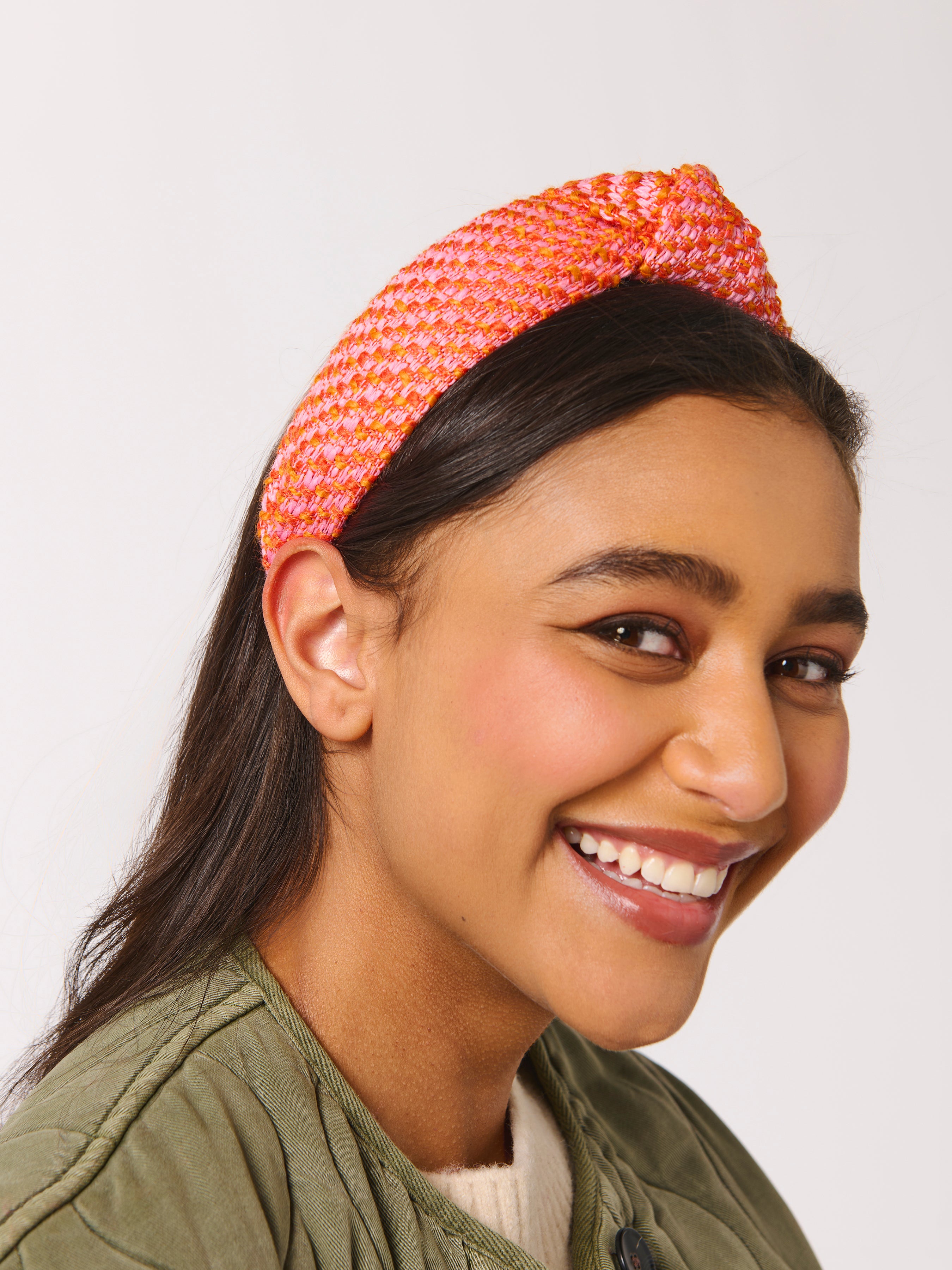 Shiraleah Textured Knotted Headband, Orange