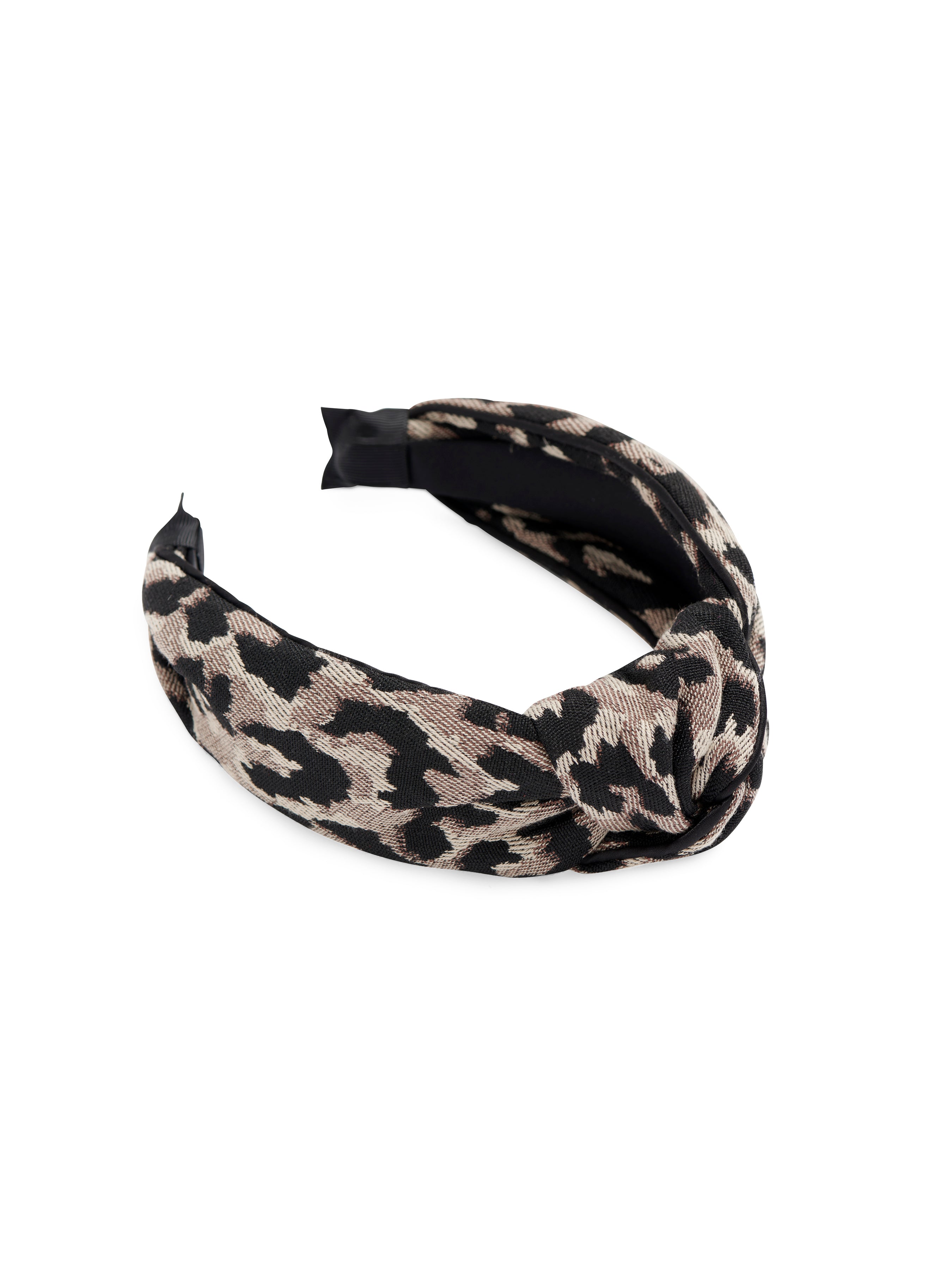 Shiraleah Leopard Knotted Headband, Leopard