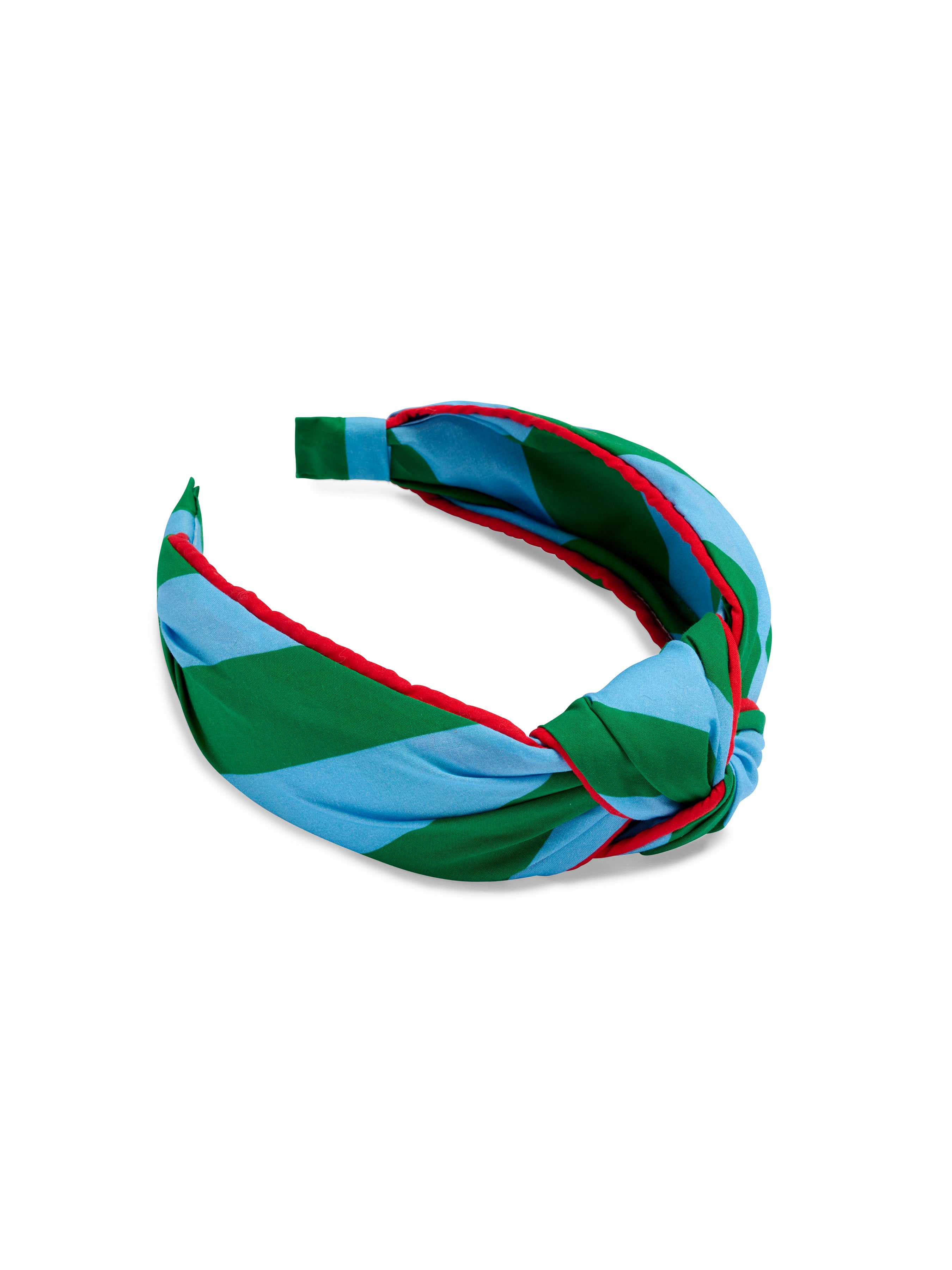 Shiraleah Festive Stripe Headband GREEN