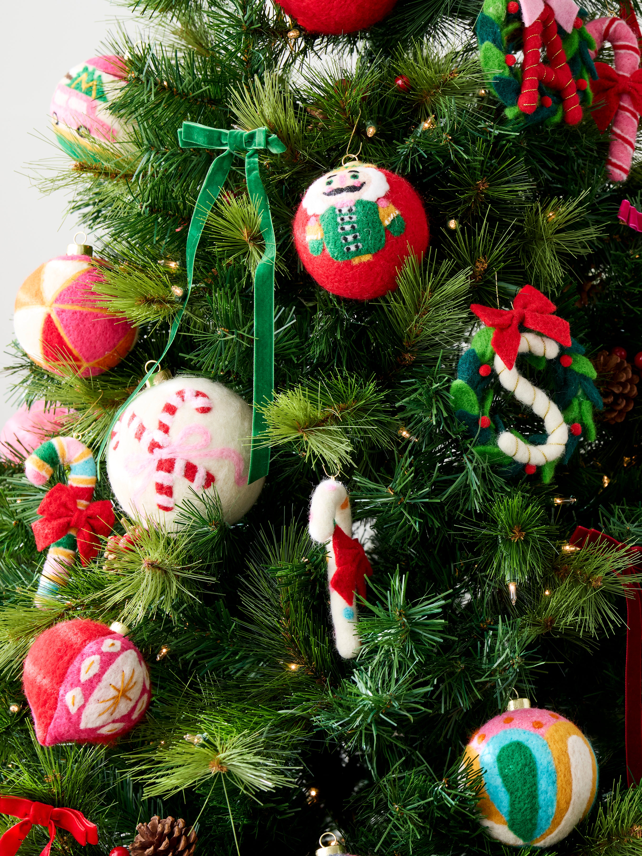 Shiraleah Assorted Set Of 8 Candy Cane Ornaments, Multi