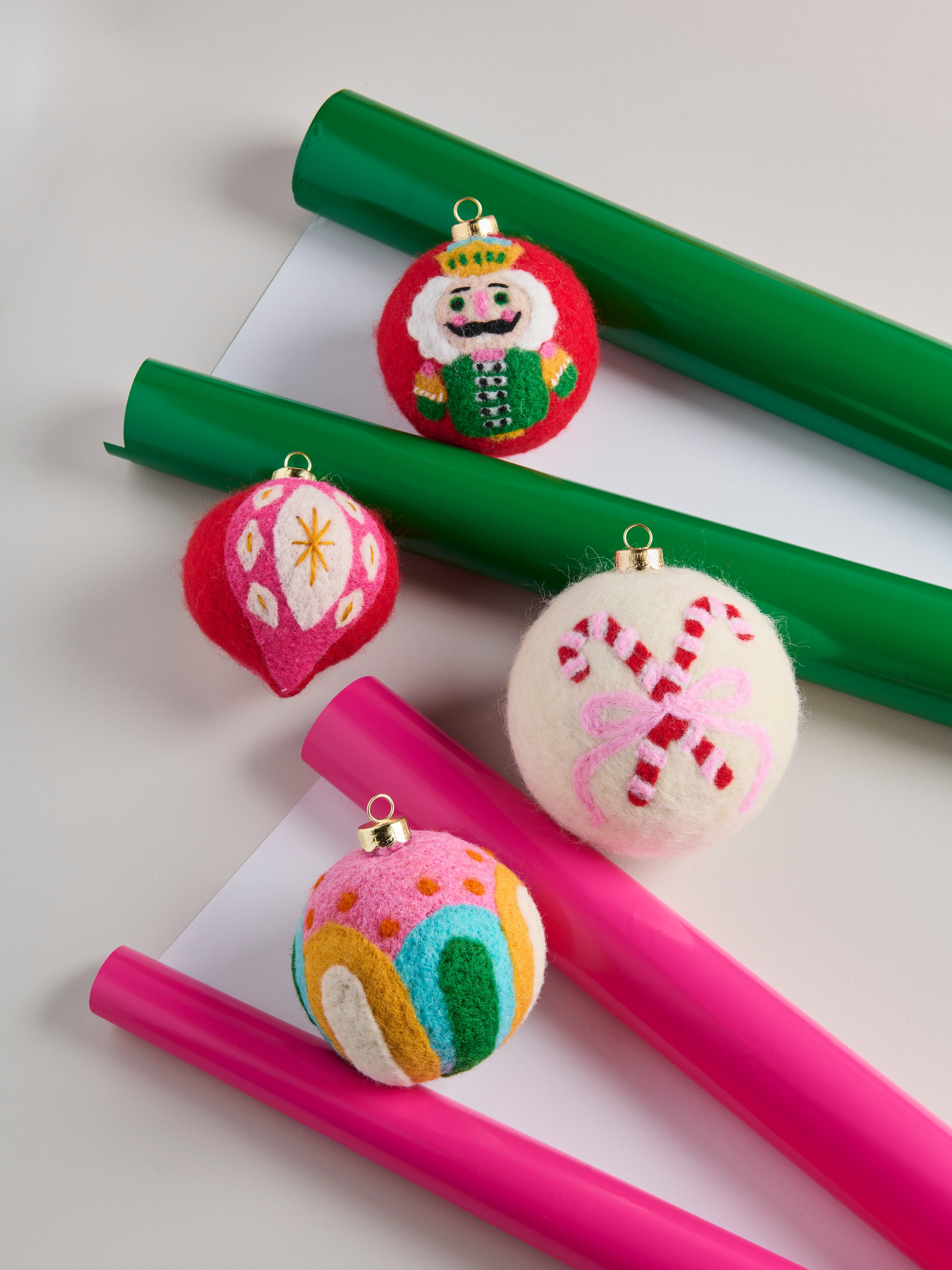 Shiraleah Candy Cane Assorted Set of 4 Ornaments, Multi