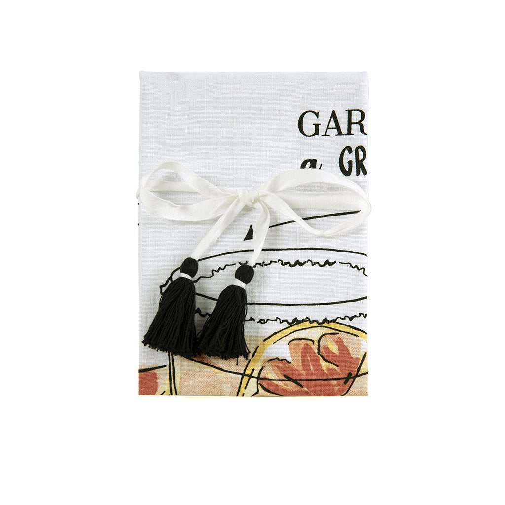 Shiraleah "Paloma" Cocktail Tea Towel, White