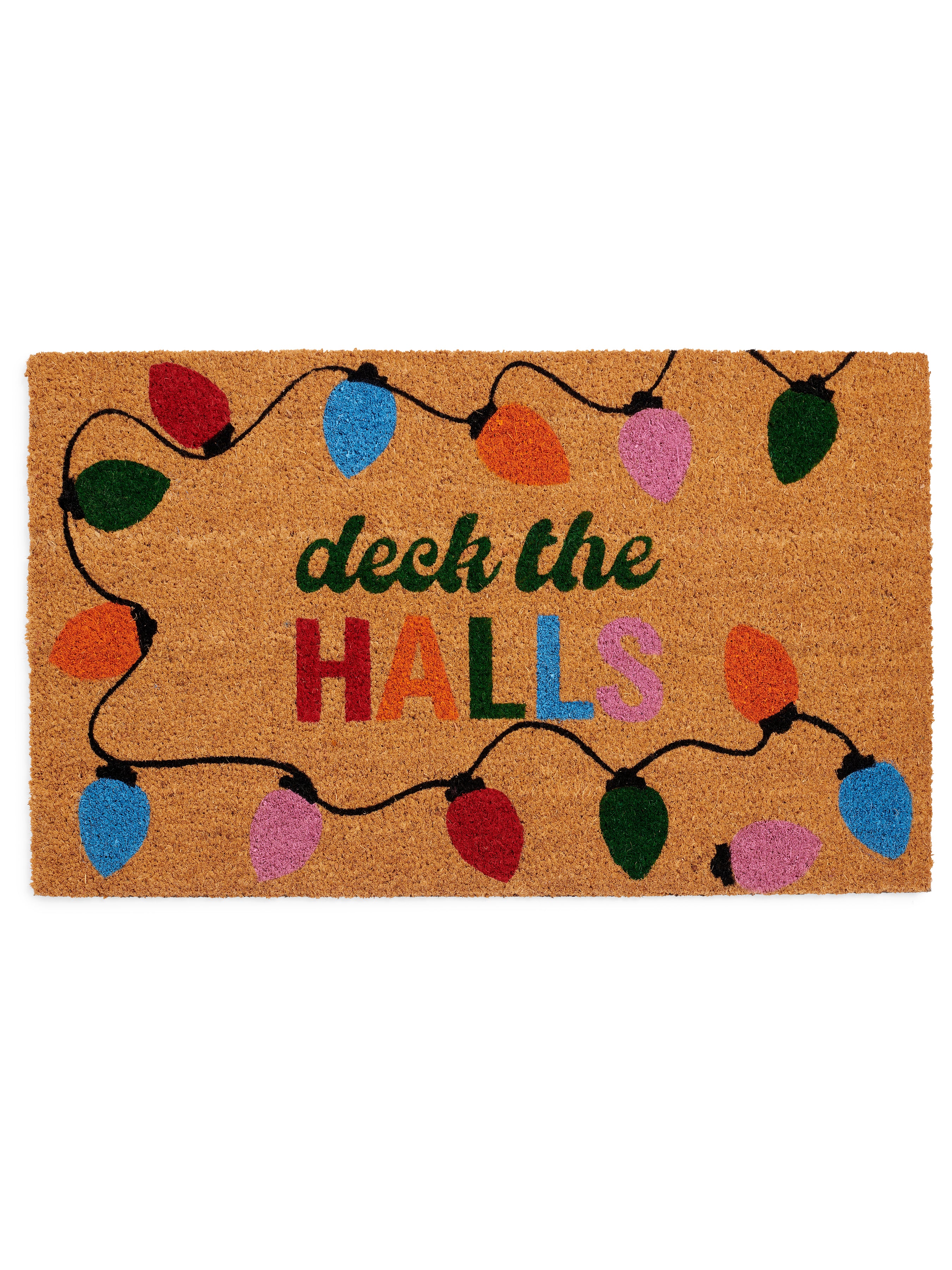Shiraleah "Deck The Halls" Doormat, Multi