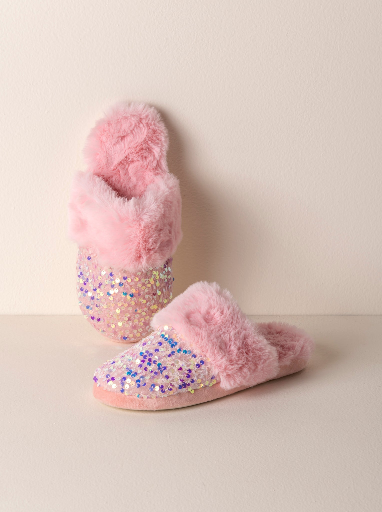 Shiraleah Assorted Set Of 2 Sizes Fiesta Slippers, Pink