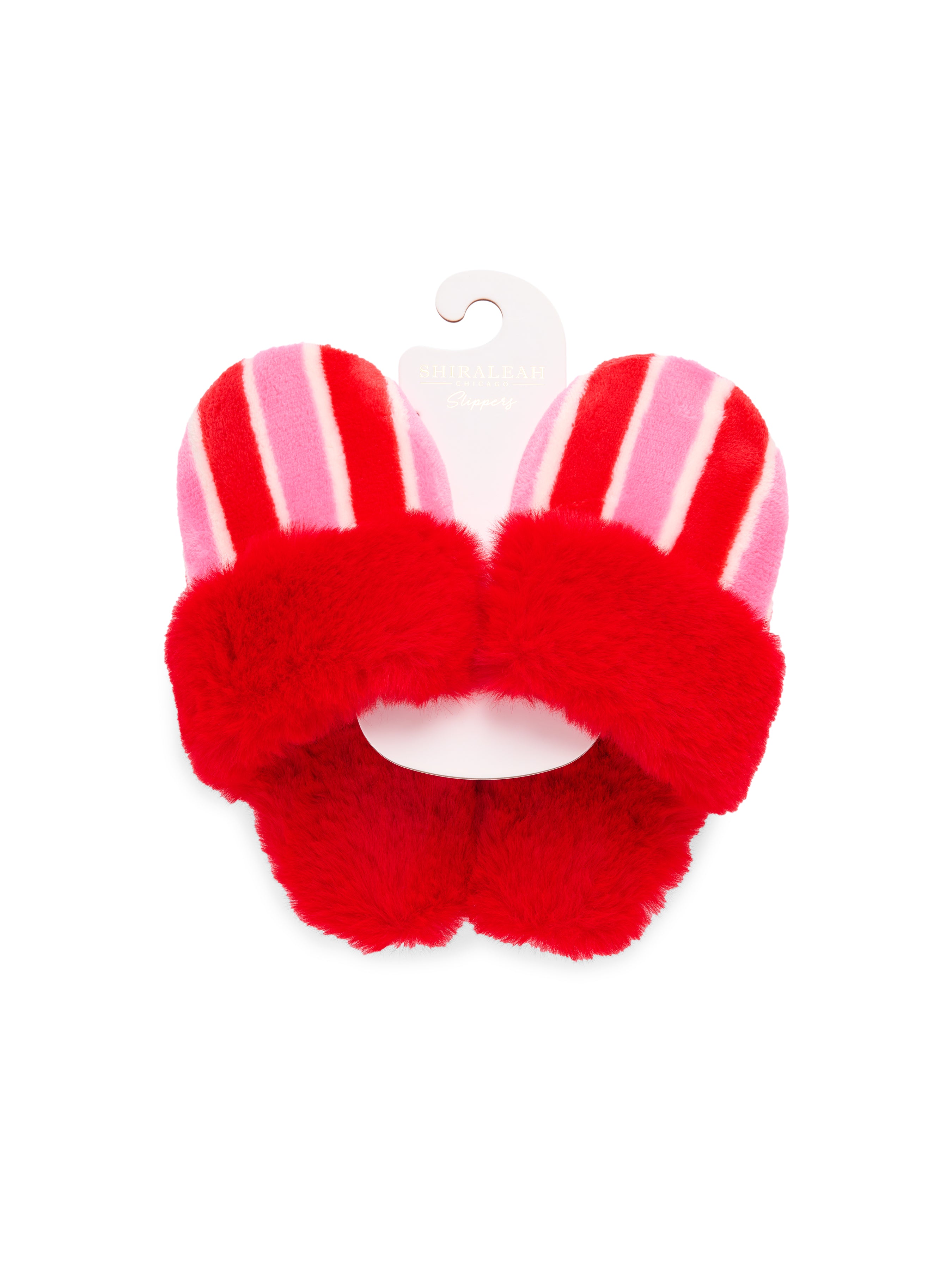 Shiraleah Holly Stripe Slippers, Red RED / S/M