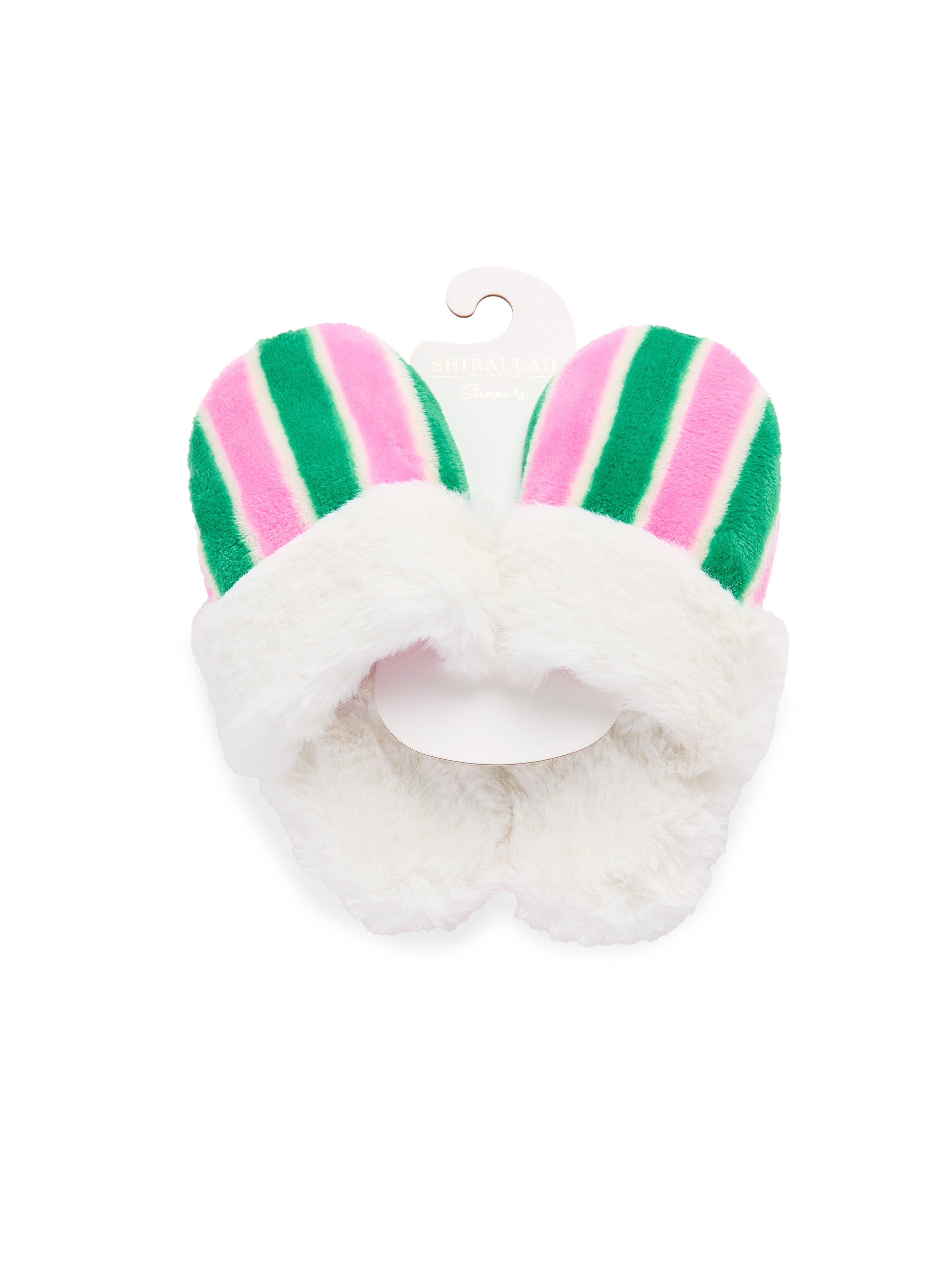 Shiraleah Holly Stripe Slippers, White WHITE / S/M