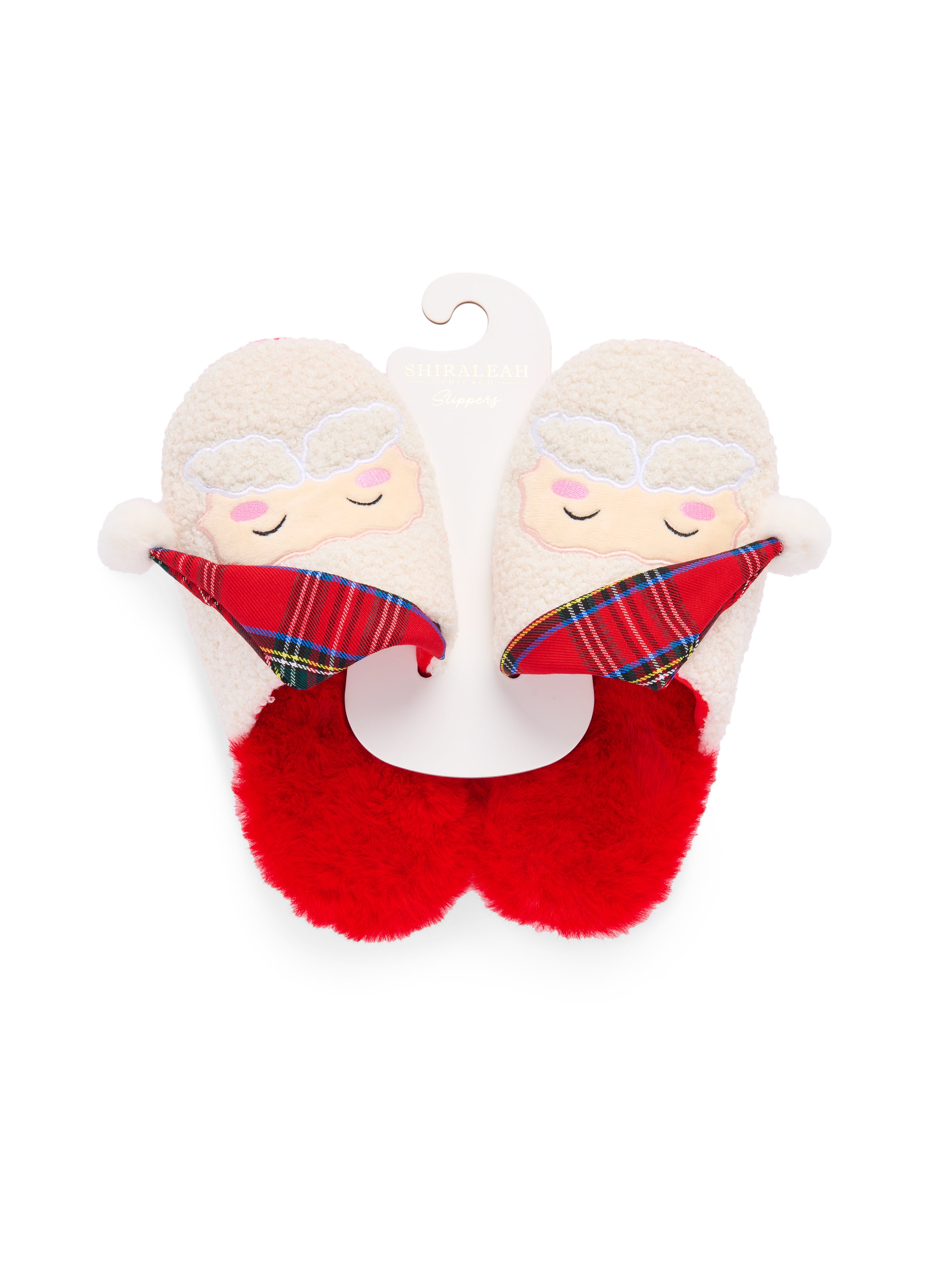 Shiraleah Santa Slippers, Red RED / S/M