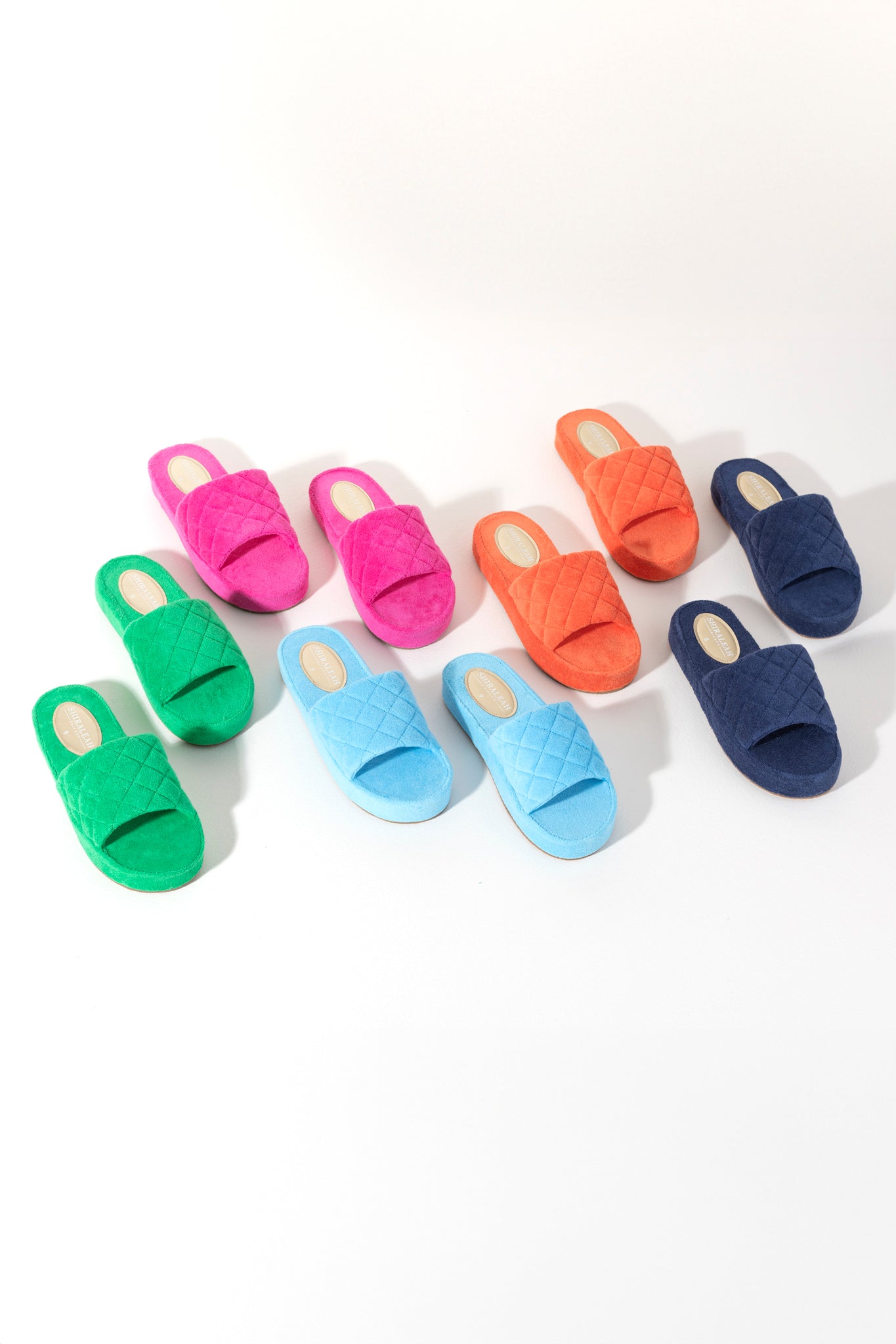 Shiraleah Assorted Set of 6 Sol Pool Slides, Navy