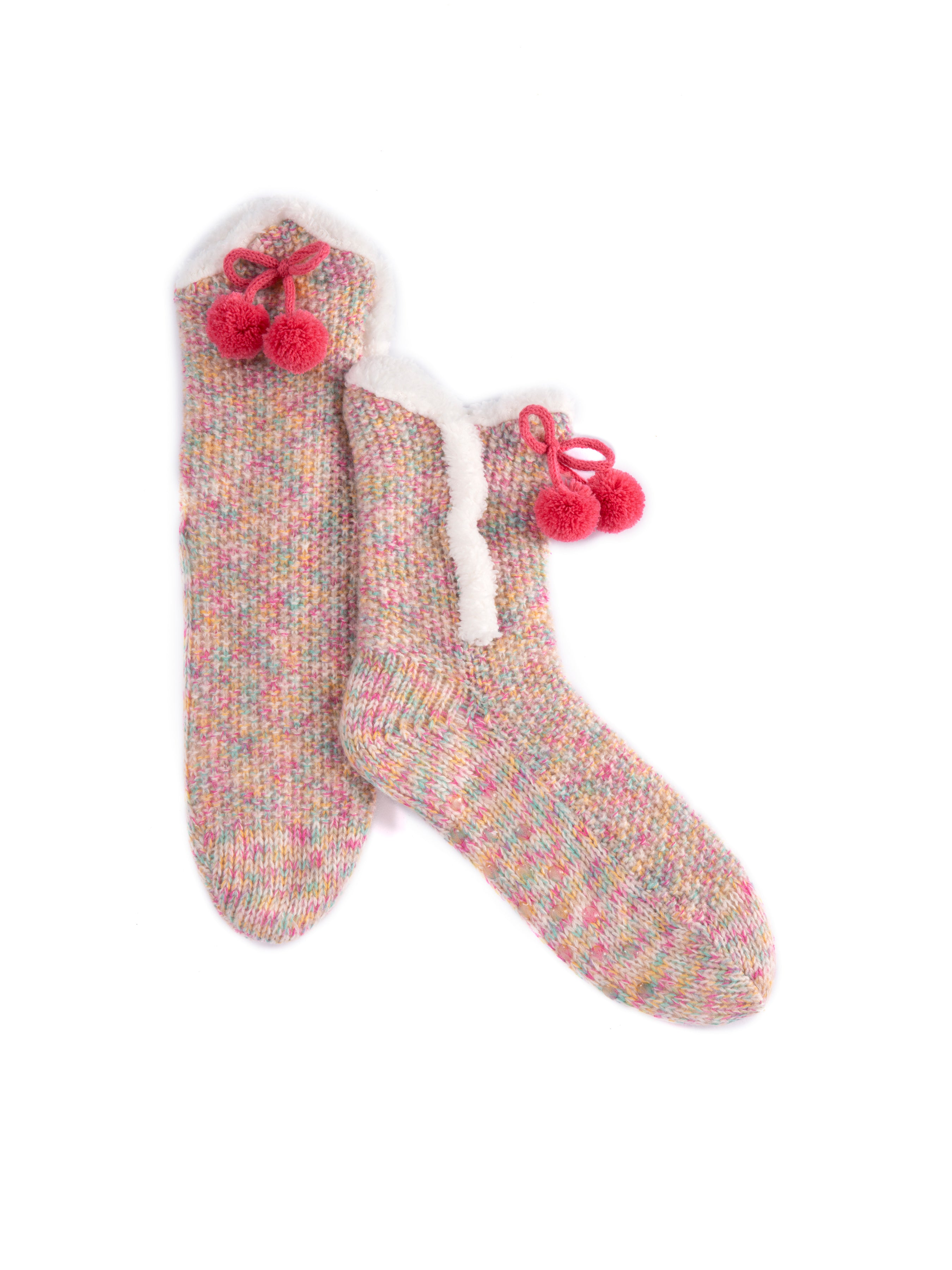 Shiraleah Pia Knit Slipper Socks, Multi