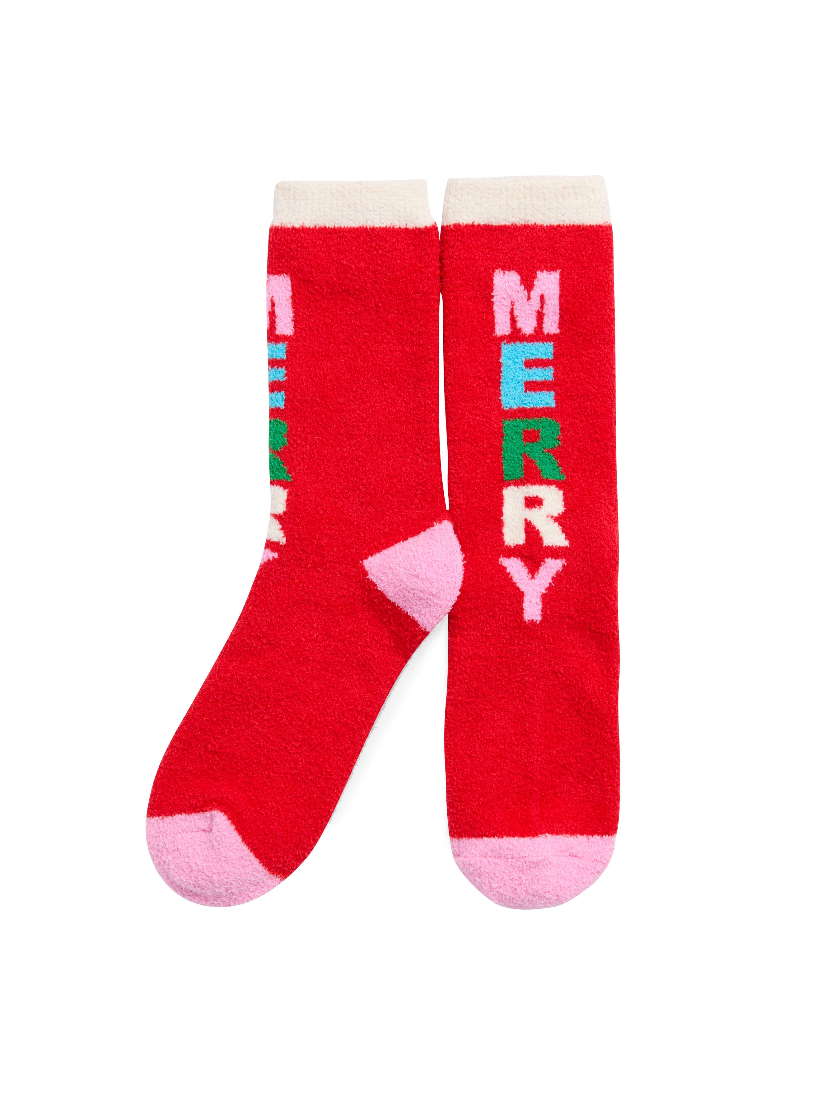 Shiraleah "Merry" Socks, Red