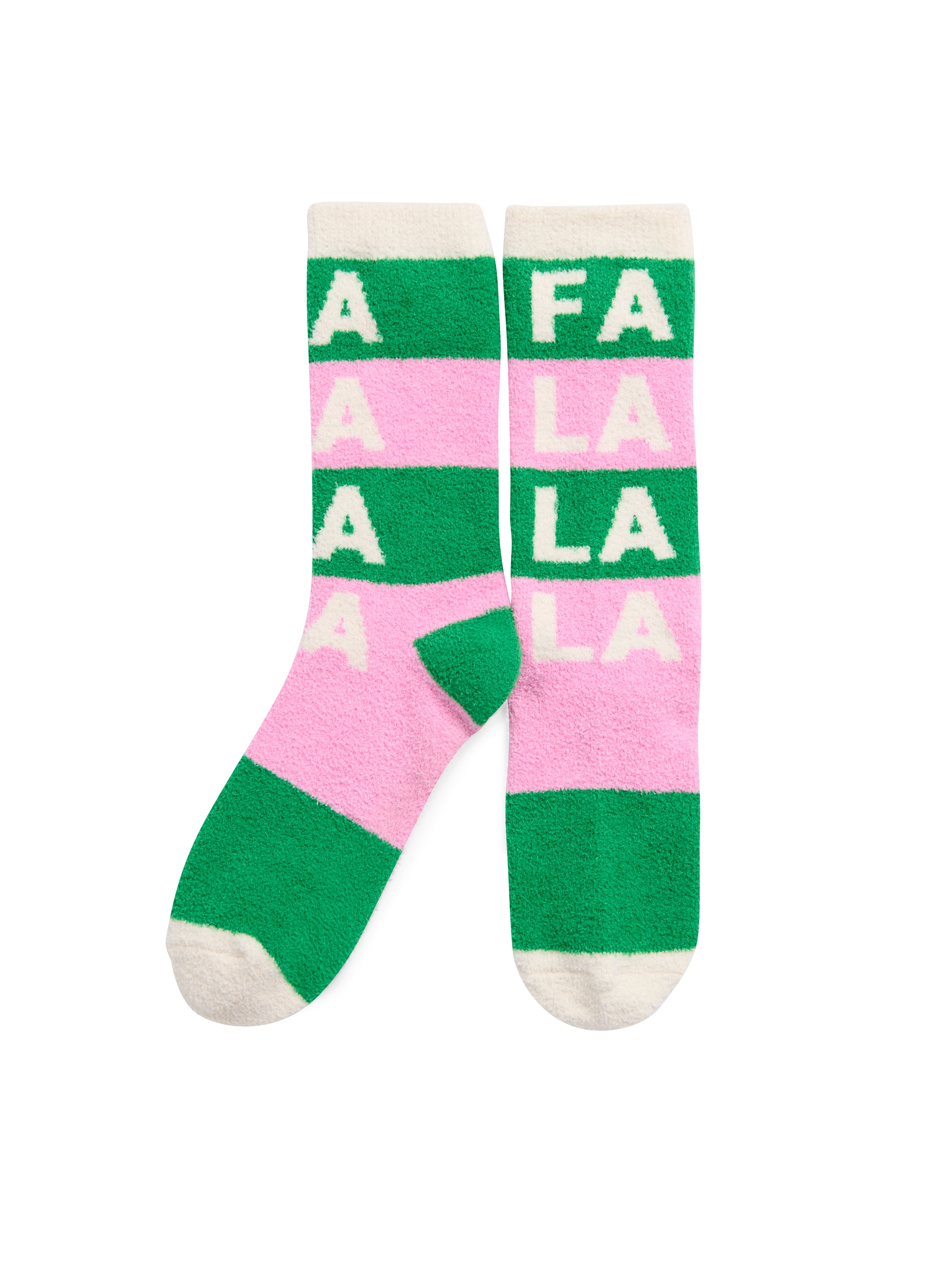 Shiraleah "Fa La La" Socks, Green
