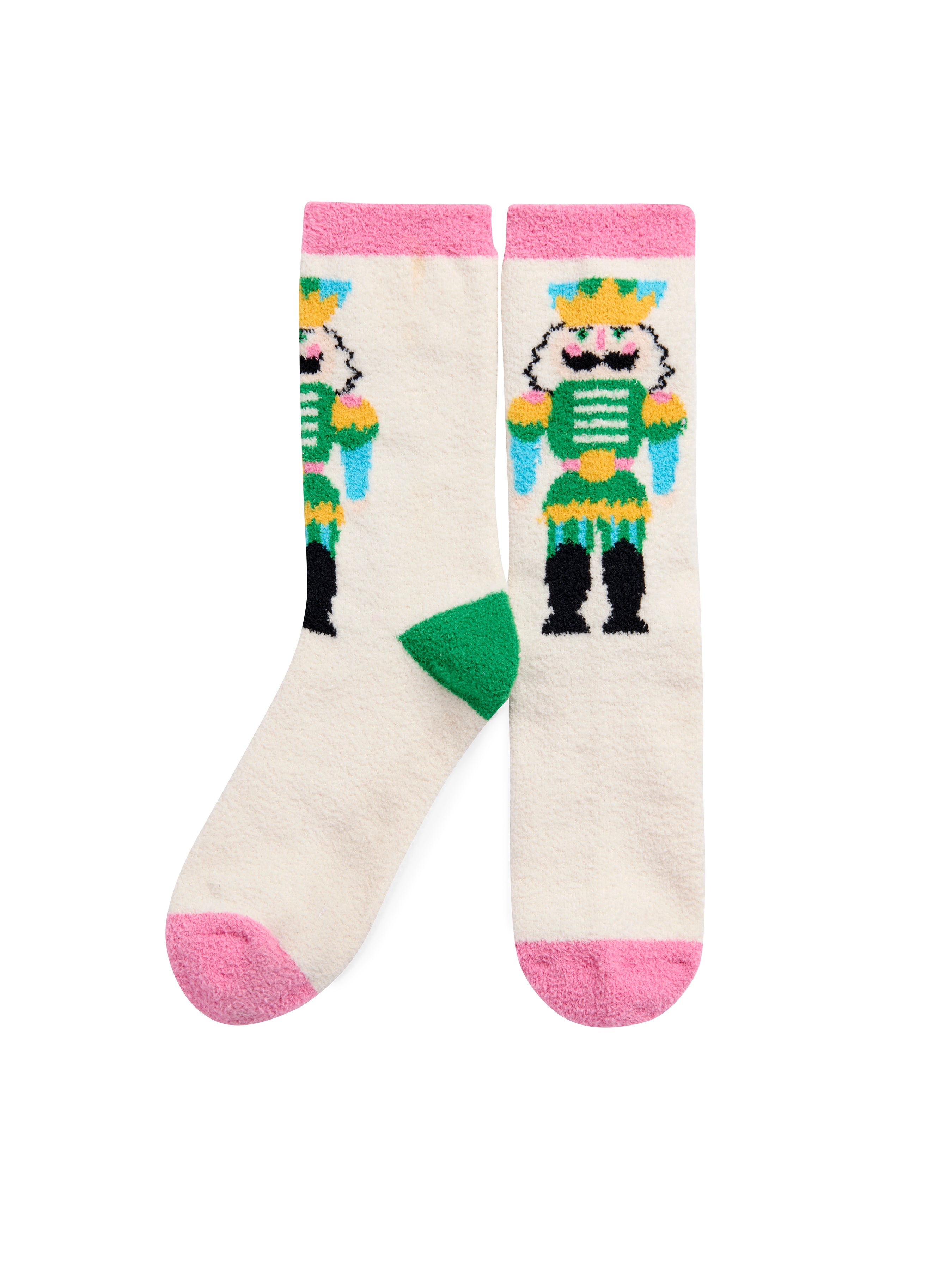 Shiraleah Nutcracker Socks, Ivory