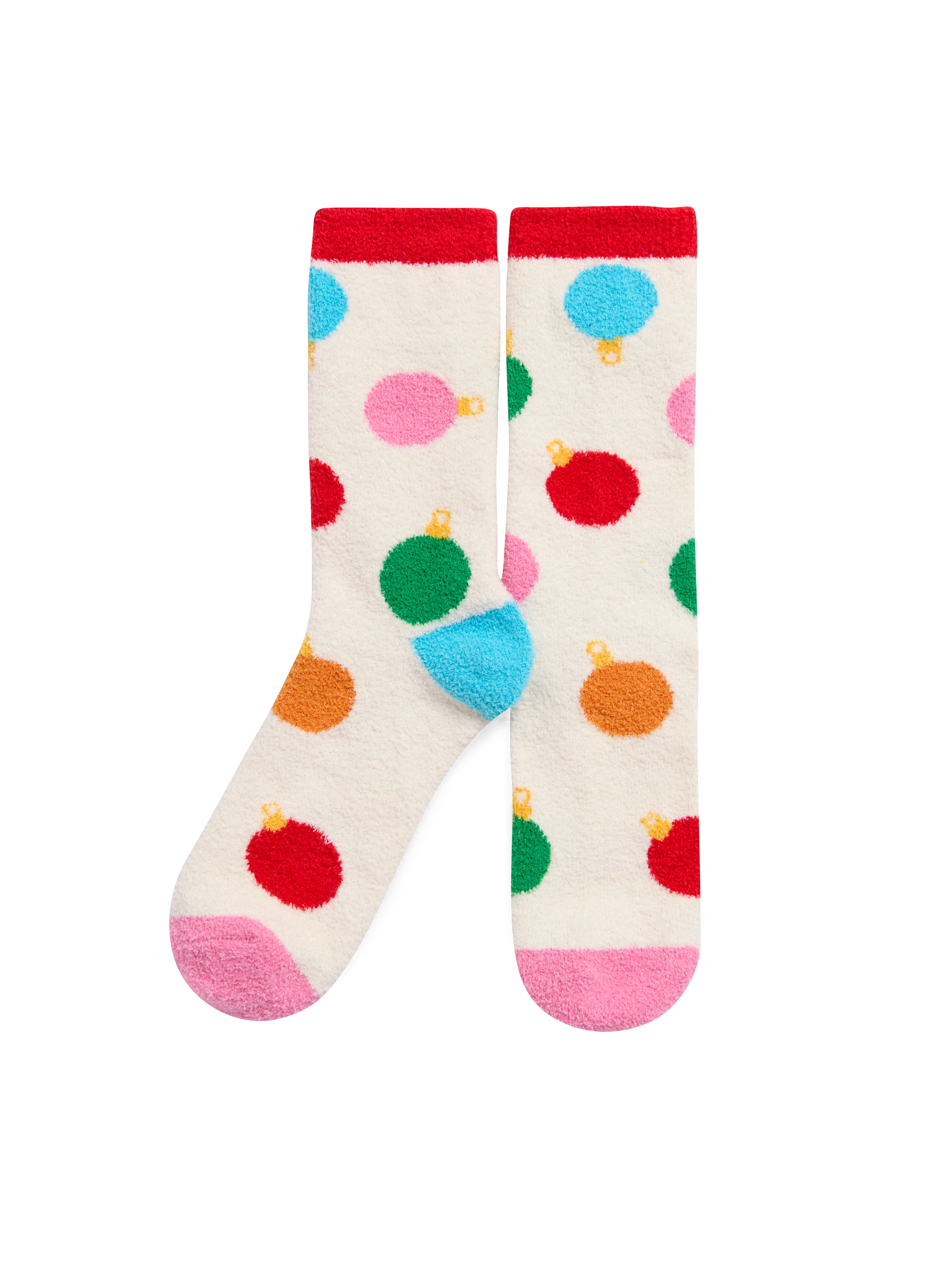 Shiraleah Ornament Socks, Ivory